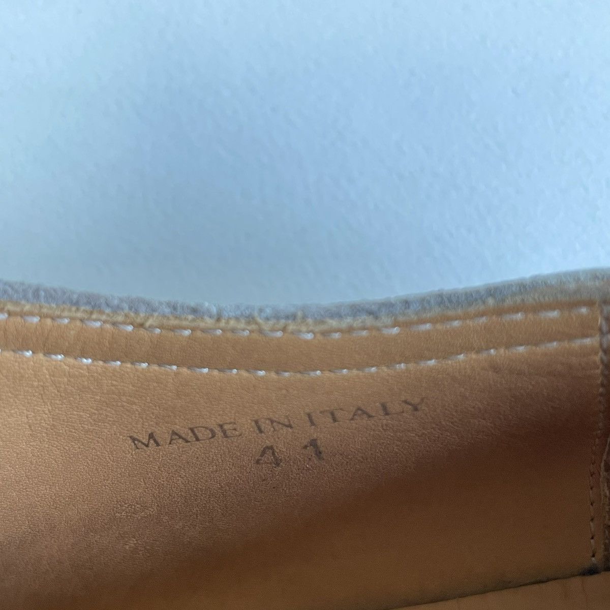 Maison Margiela ‘Painted White Suede’ Derby Shoes Size US 8 / EU 41 - 14 Thumbnail
