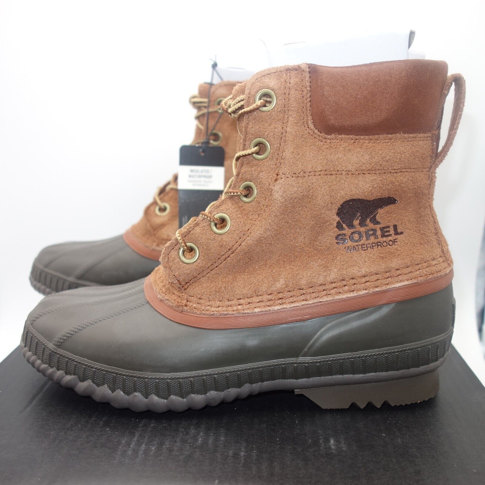 NEW Sorel Cheyanne II Lace Up Duck Boots Men's Size