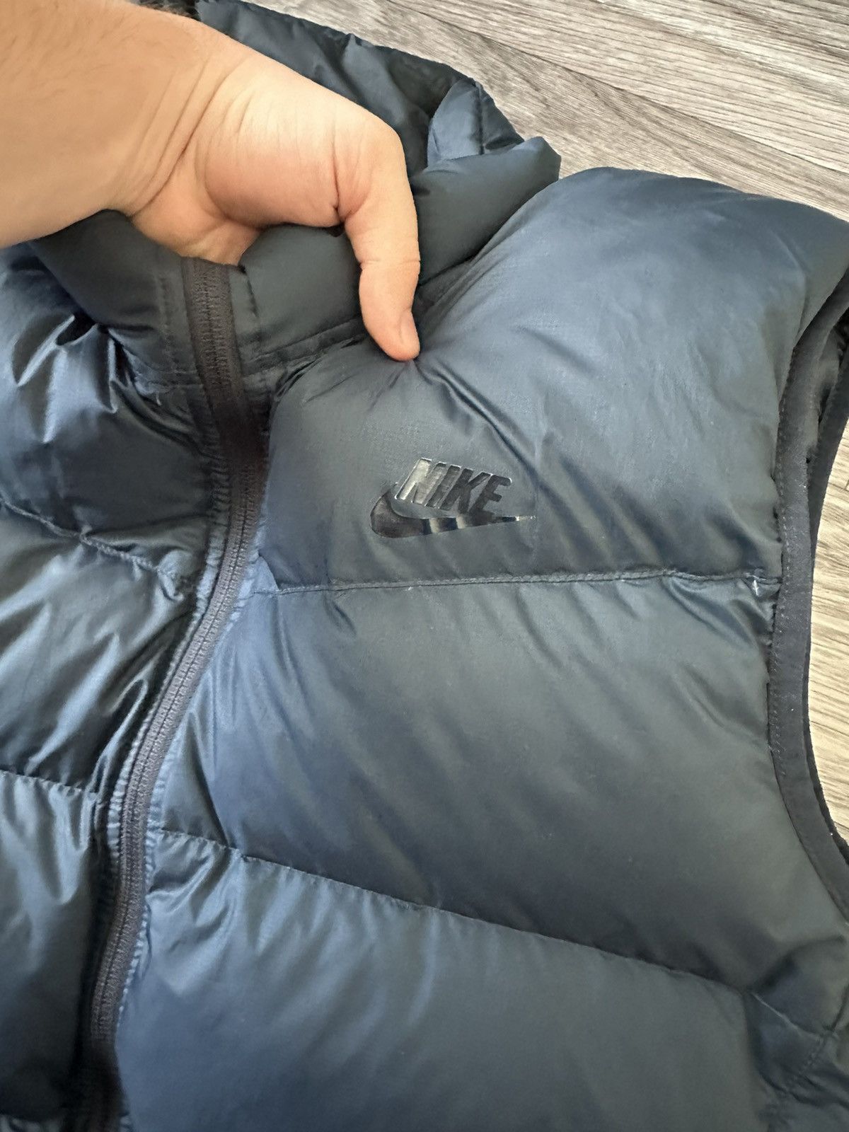 Nike NIKE Vintage Goose Down Navy Blue Gilet Jacket 90s Hype y Size US M / EU 48-50 / 2 - 5 Thumbnail