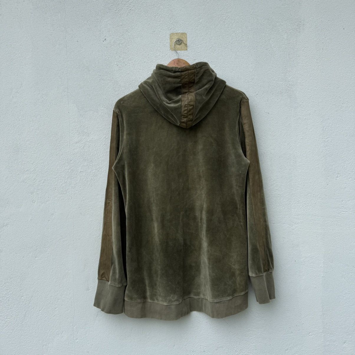 Obelisk Vintage Obelisk Leather Strip Hoodie Size US M / EU 48-50 / 2 - 2 Thumbnail
