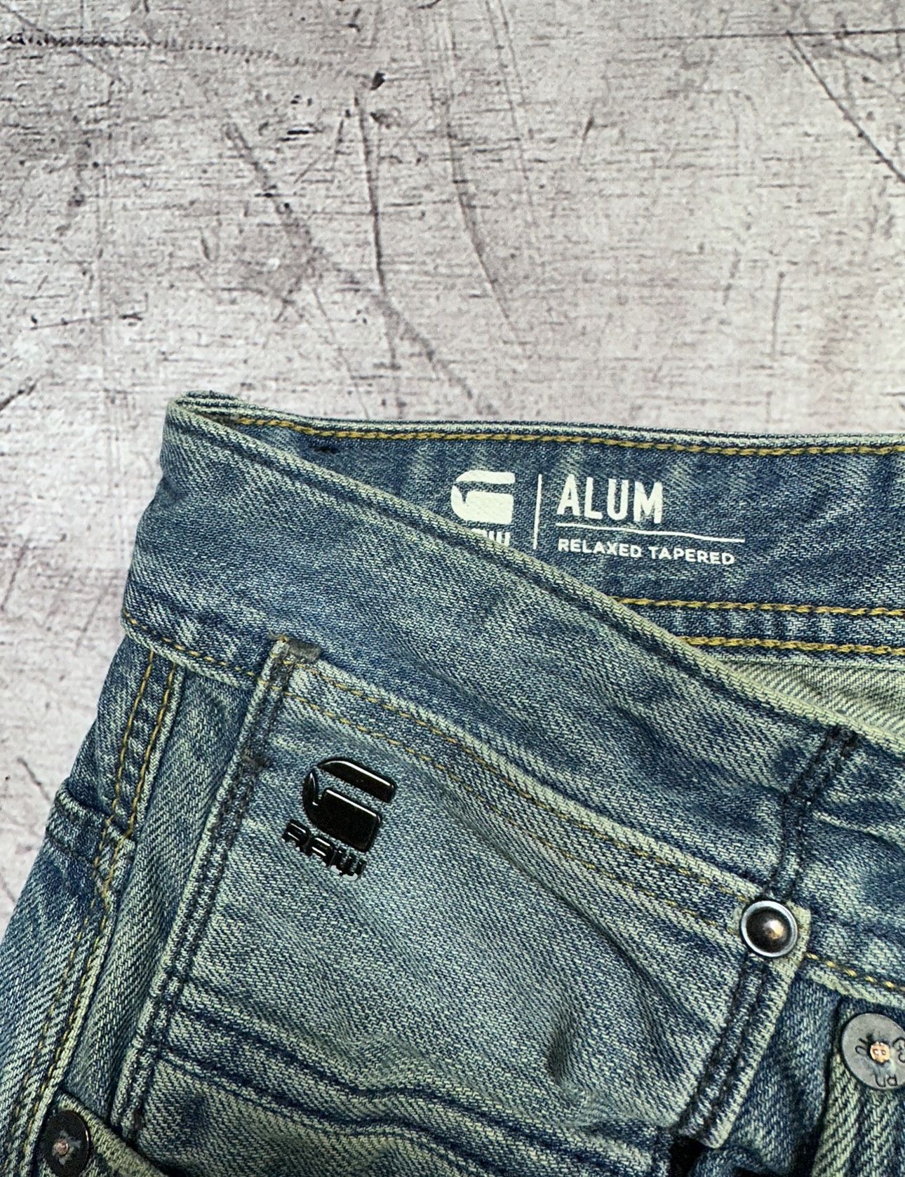 G-Star G Star Raw Mens Alum Relaxed Tapered Denim Pants Jeans Size US 30 / EU 46 - 3 Thumbnail