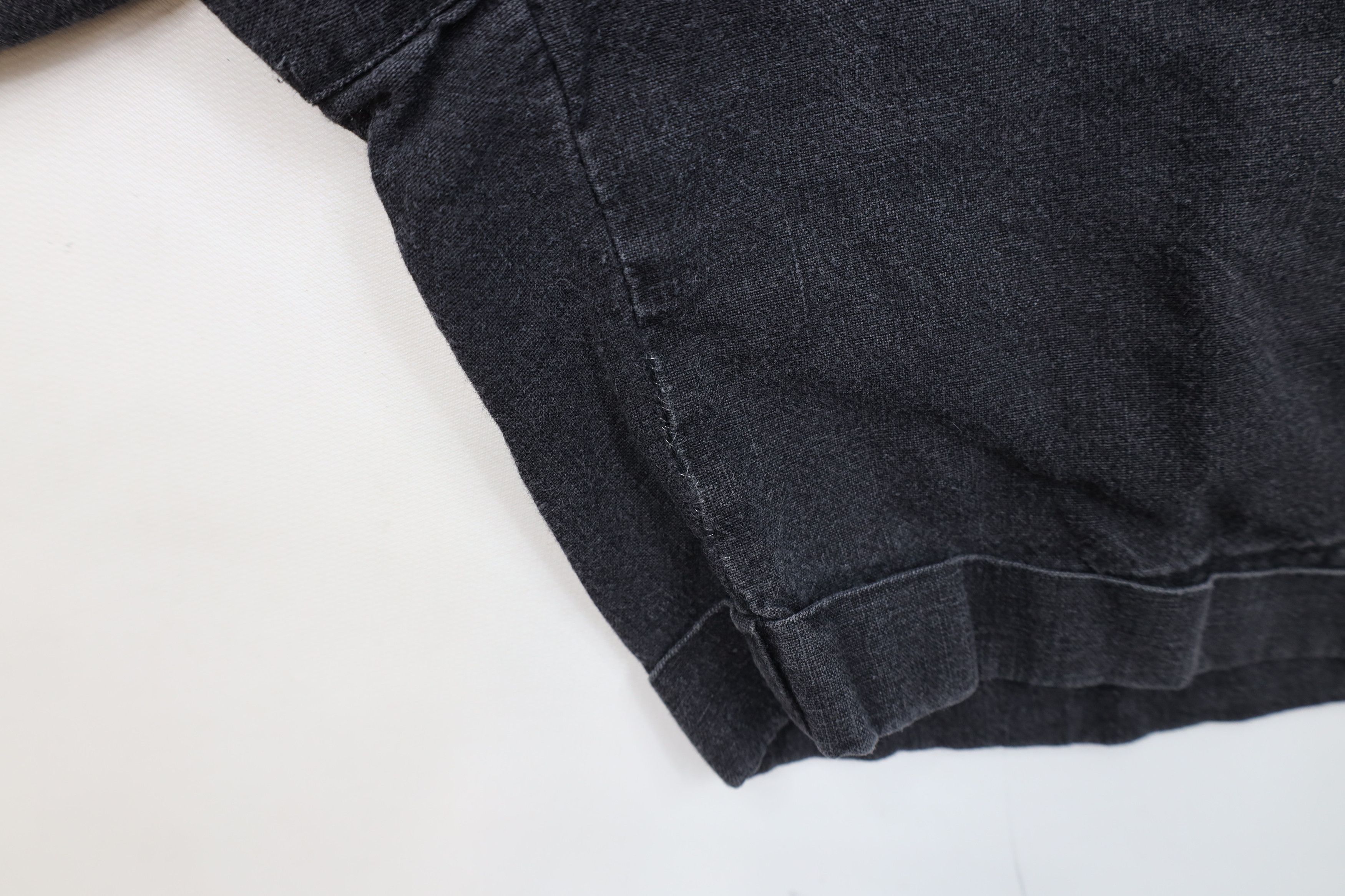 Vintage Vintage 80s 90s Streetwear Cuffed Bermuda Shorts Black Size 30" / US 8 / IT 44 - 7 Thumbnail
