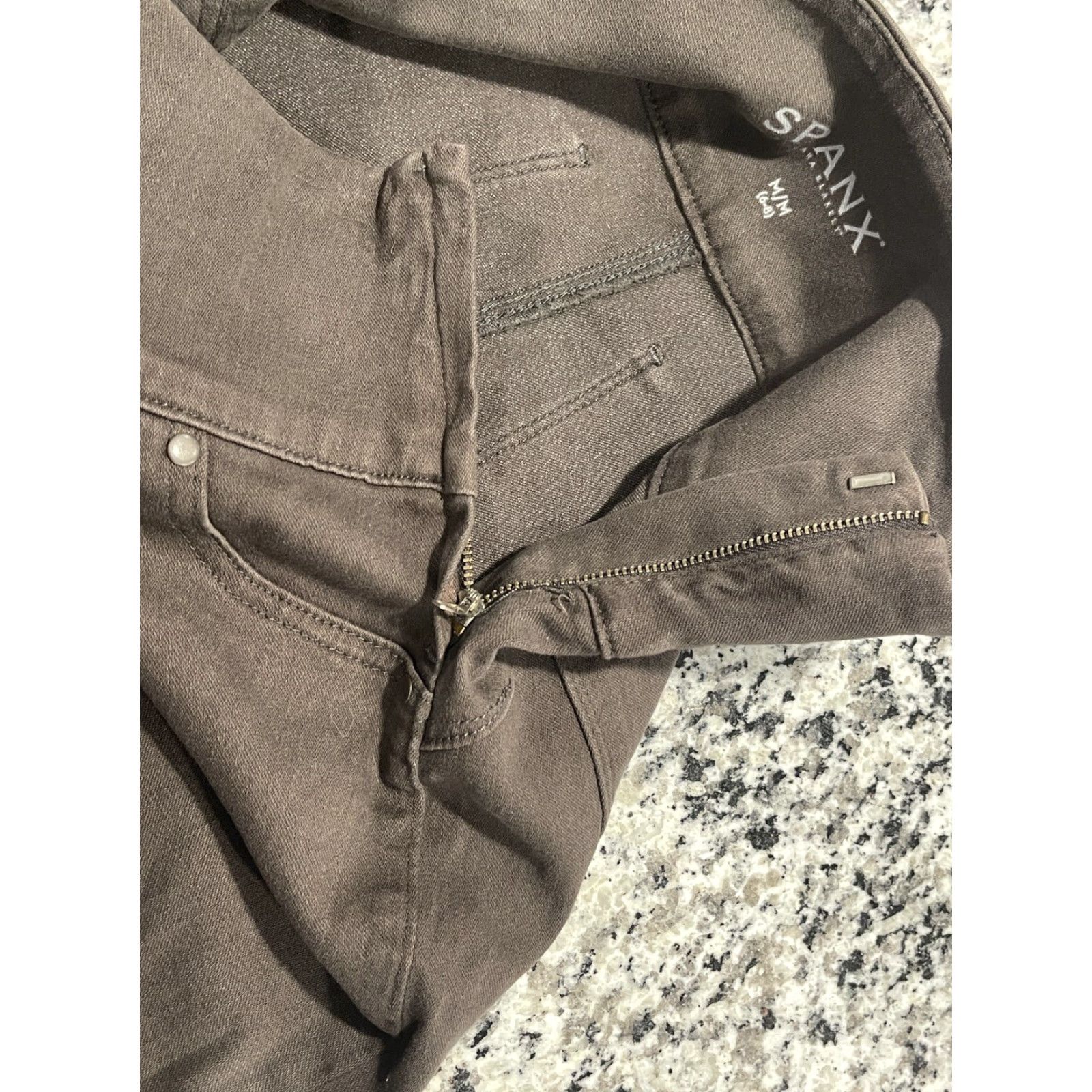 Spanx Spanx Alexia Jegging Jeans Women's Medium 6-8 Brown High Rise Side Zipper Denim Size 32" / US 10 / IT 46 - 4 Thumbnail