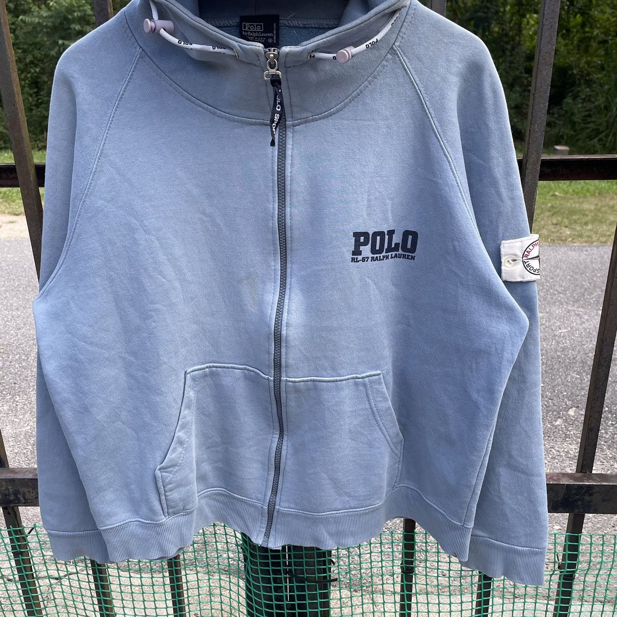 Polo Ralph Lauren × Ralph Lauren × Vintage 🔥Vintage 90s Polo Sports Ralph Lauren Full Zipper Hoodie Size US L / EU 52-54 / 3 - 5 Thumbnail