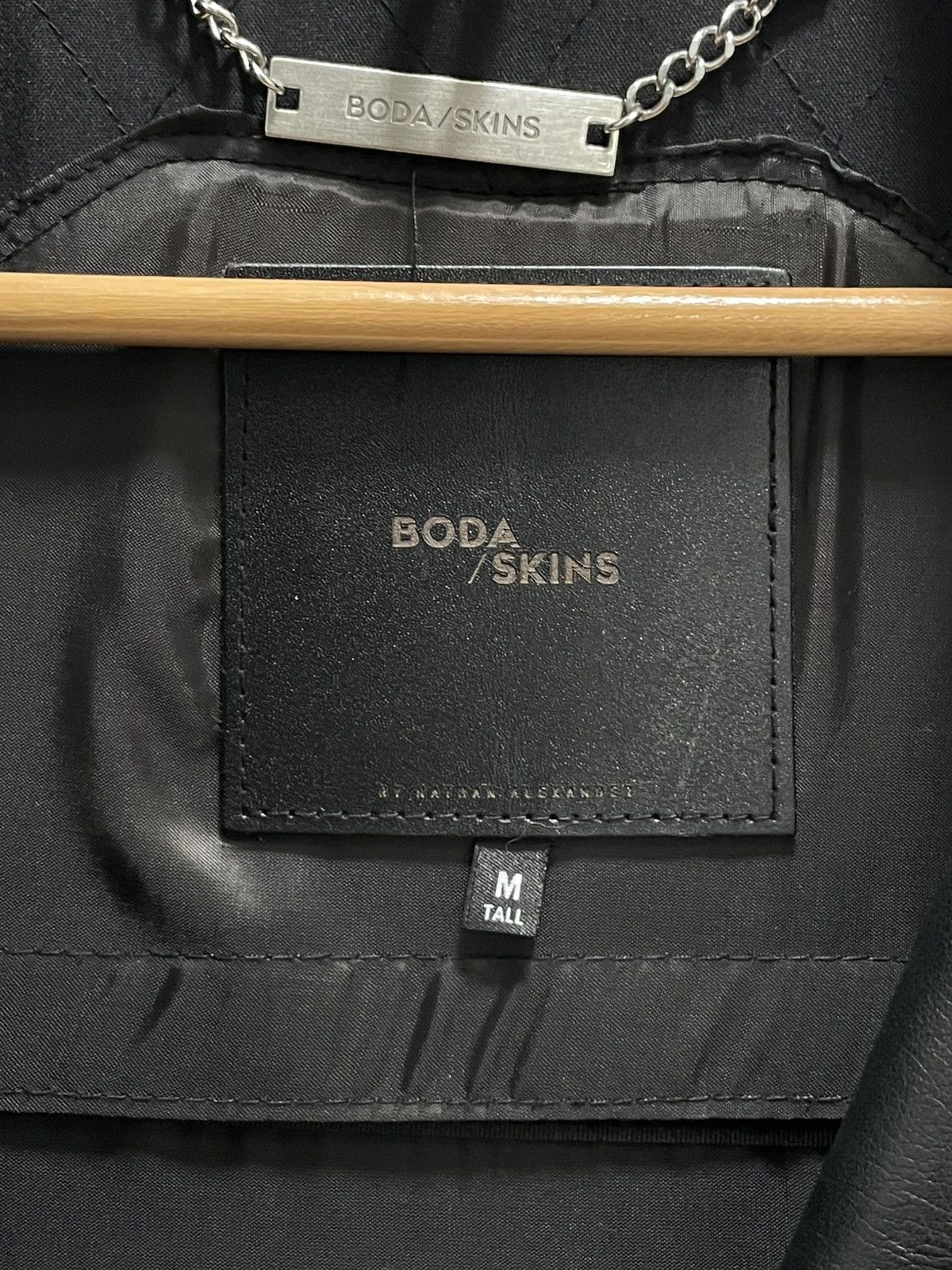 Boda Skins Boda Skins Kay Michaels Black Tall M Biker Leather Jacket CE Size US M / EU 48-50 / 2 - 2 Thumbnail