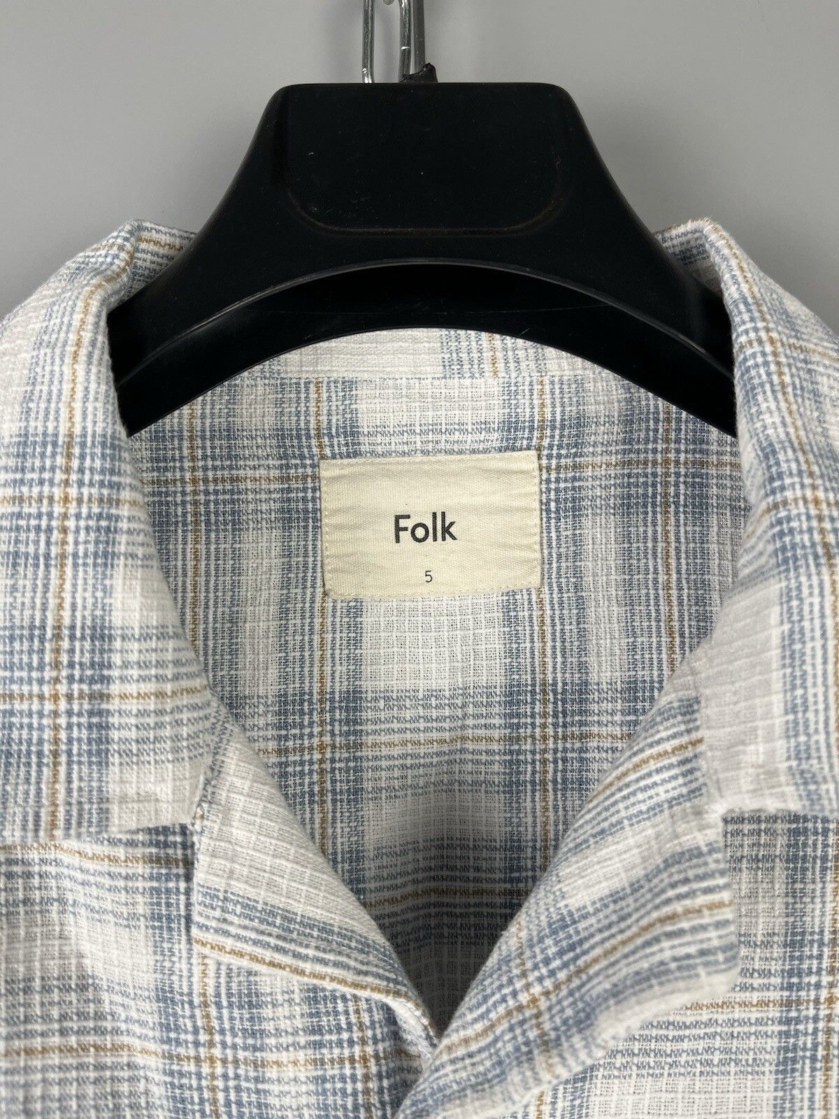 Folk Folk Linen Cotton Short Sleeve Shirt Size US XL / EU 56 / 4 - 13 Thumbnail