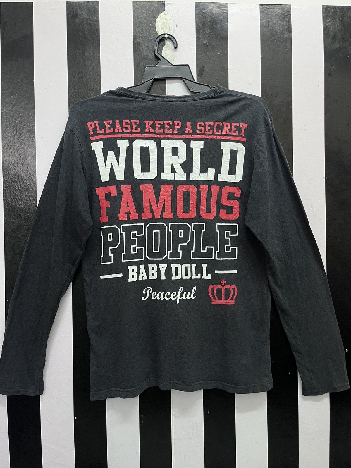 Japanese Brand Baby Doll Streetware Long Sleeve Tee Size US M / EU 48-50 / 2 - 2 Thumbnail