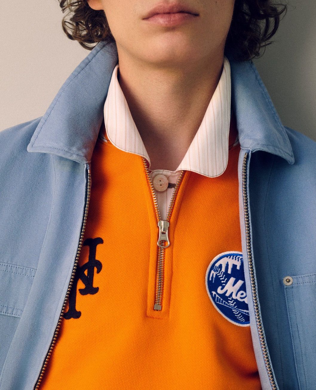 Aime Leon Dore Aime Leon Dore ALD / New York Mets Quarter Zip Pullover Size US L / EU 52-54 / 3 - 3 Thumbnail