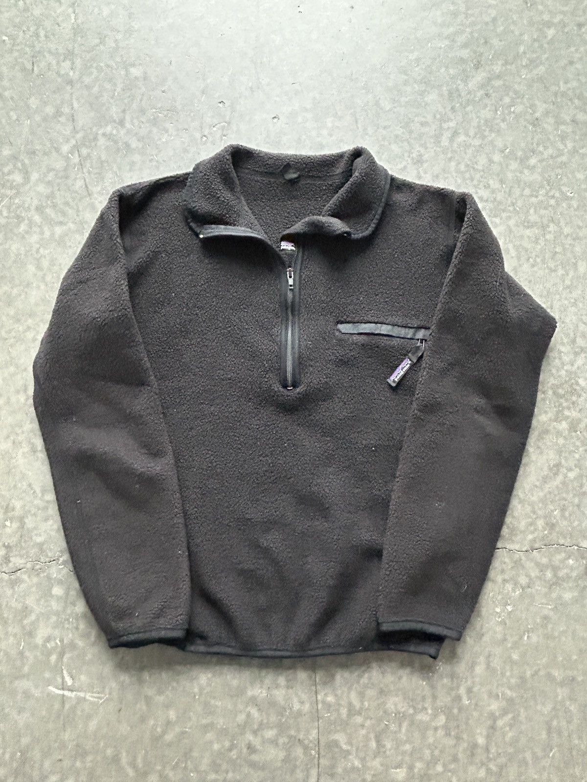 Patagonia Vintage 1993 Patagonia Quarter Zip Deep Pile Jacket Size US S / EU 44-46 / 1 - 1 Thumbnail