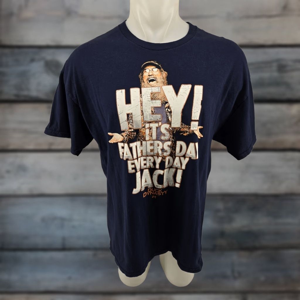 Gildan VINTAGE Duck Dynasty Mens Graphic T Shirt Fathers Day Every Day Jack Gildan Navy XL Size US XL / EU 56 / 4 - 1 Thumbnail