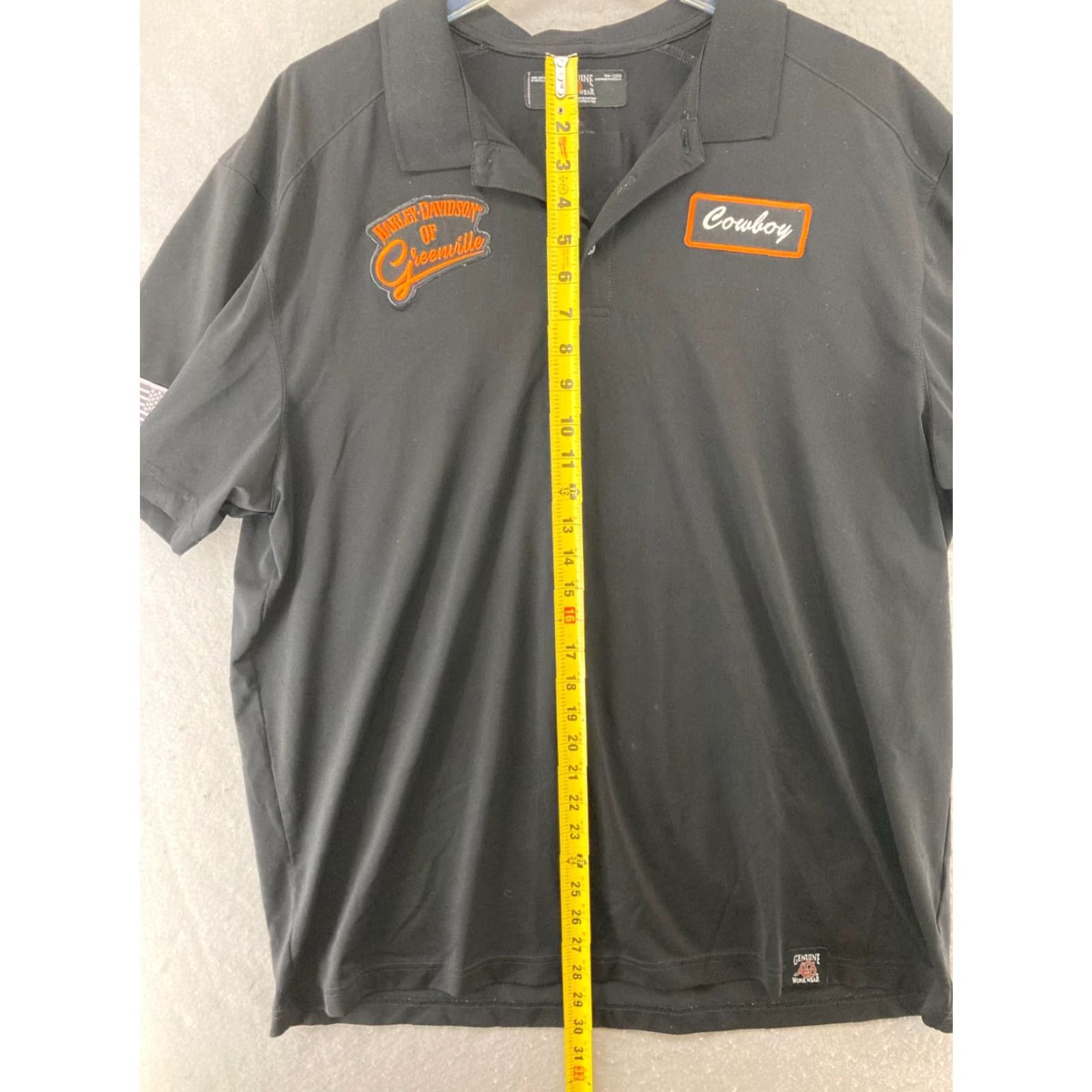 Harley Davidson VINTAGE Harley-Davidson Polo Shirt Mens 2XL Black Cowboy Workwear Polo Adult 2XL Black Harley-Davidson Cowboy 90s Mens Size US XXL / EU 58 / 5 - 3 Thumbnail