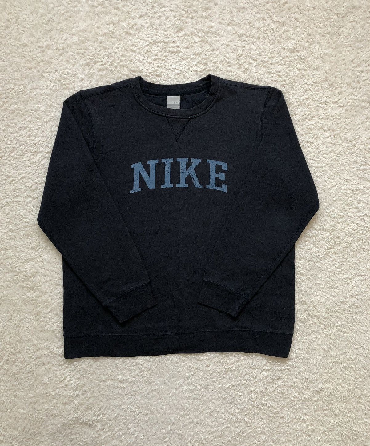Nike × Vintage Sweatshirt Nike Spellout Big Logo Vintage 00’s Y2K Size US M / EU 48-50 / 2 - 1 Thumbnail