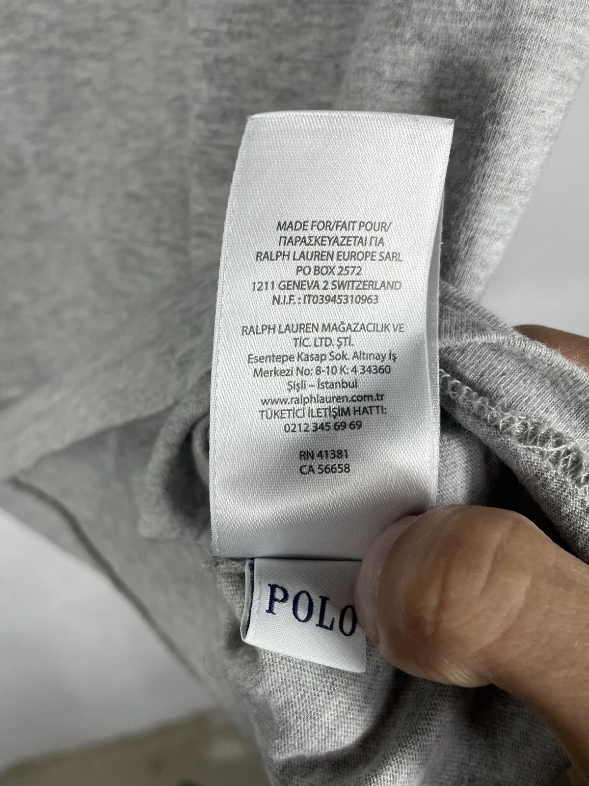 Polo Ralph Lauren × Ralph Lauren Polo Ralph Lauren grey t-shirt tee embroidery bear teddy Size US M / EU 48-50 / 2 - 8 Thumbnail