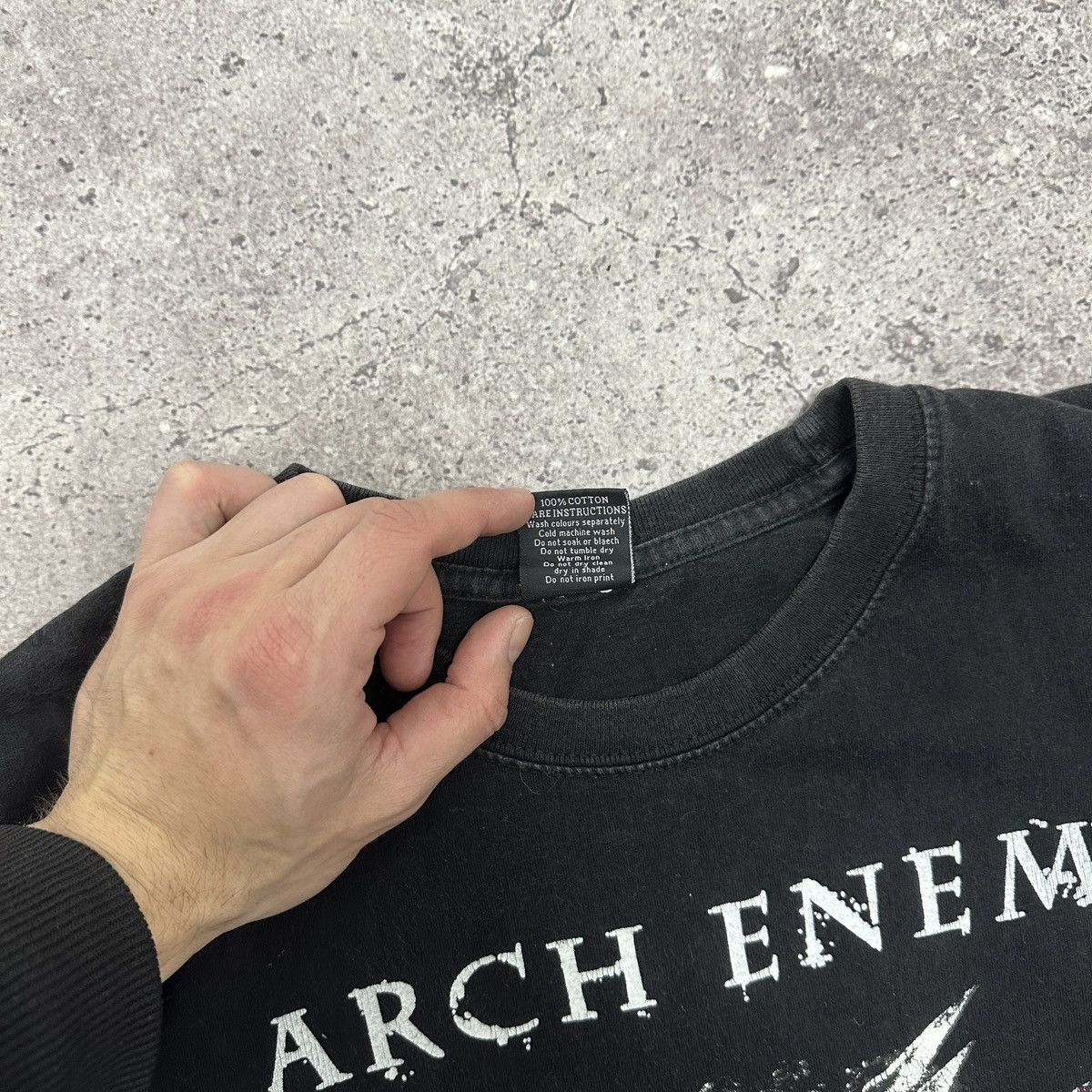 Band Tees Vintage 00s Archenemy Skull tee y2k rock band death metal og Size US M / EU 48-50 / 2 - 5 Thumbnail