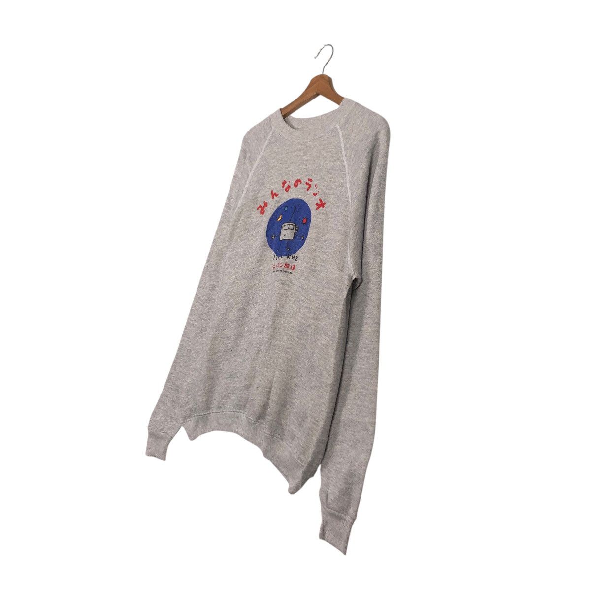 Vintage 📌Vintage Hanes Sweatshirt Made in Usa Cartoon Big Logo Size US XL / EU 56 / 4 - 3 Thumbnail