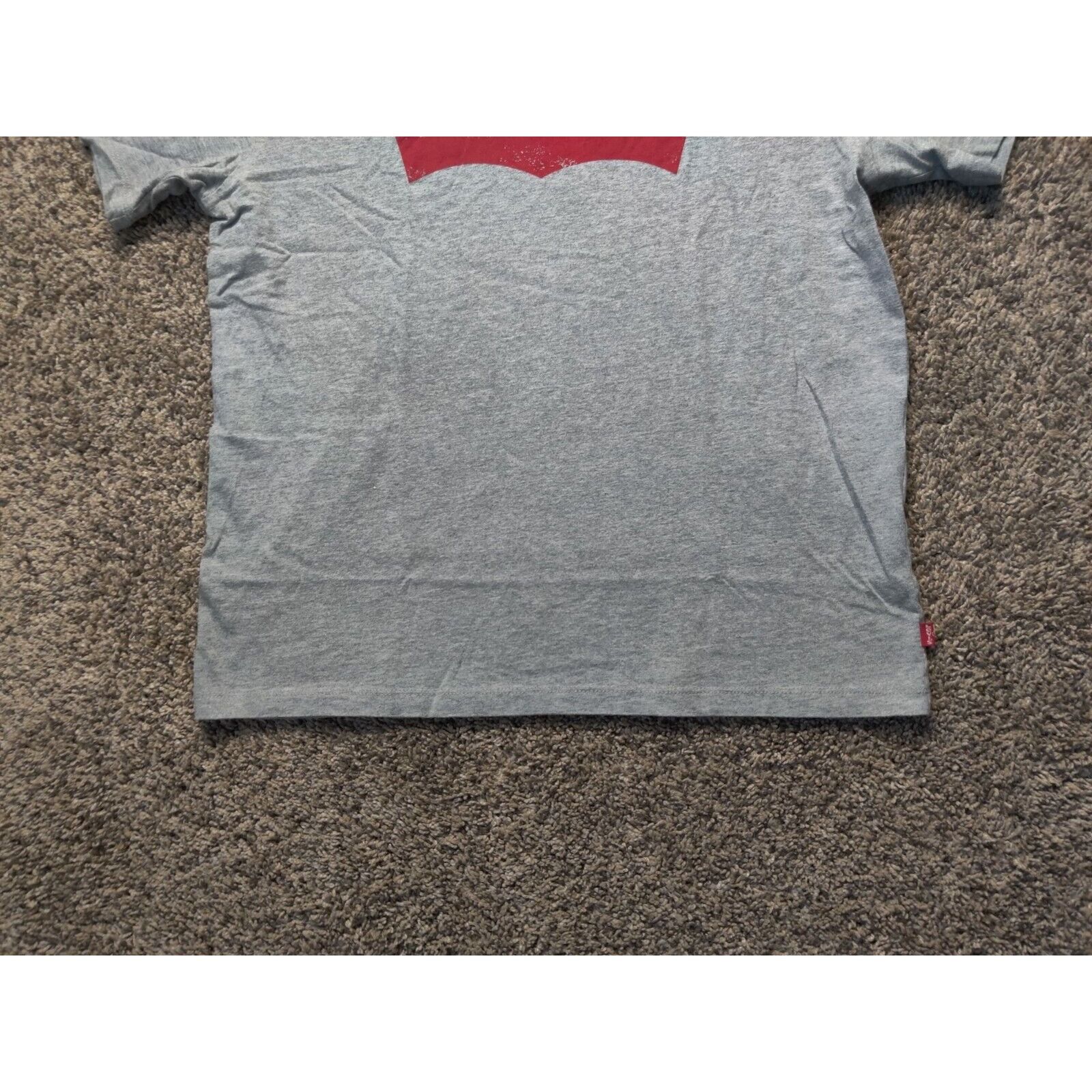 Levi's Levi's Shirt Adult Mens Small Gray Red Spell Out Size US S / EU 44-46 / 1 - 6 Thumbnail