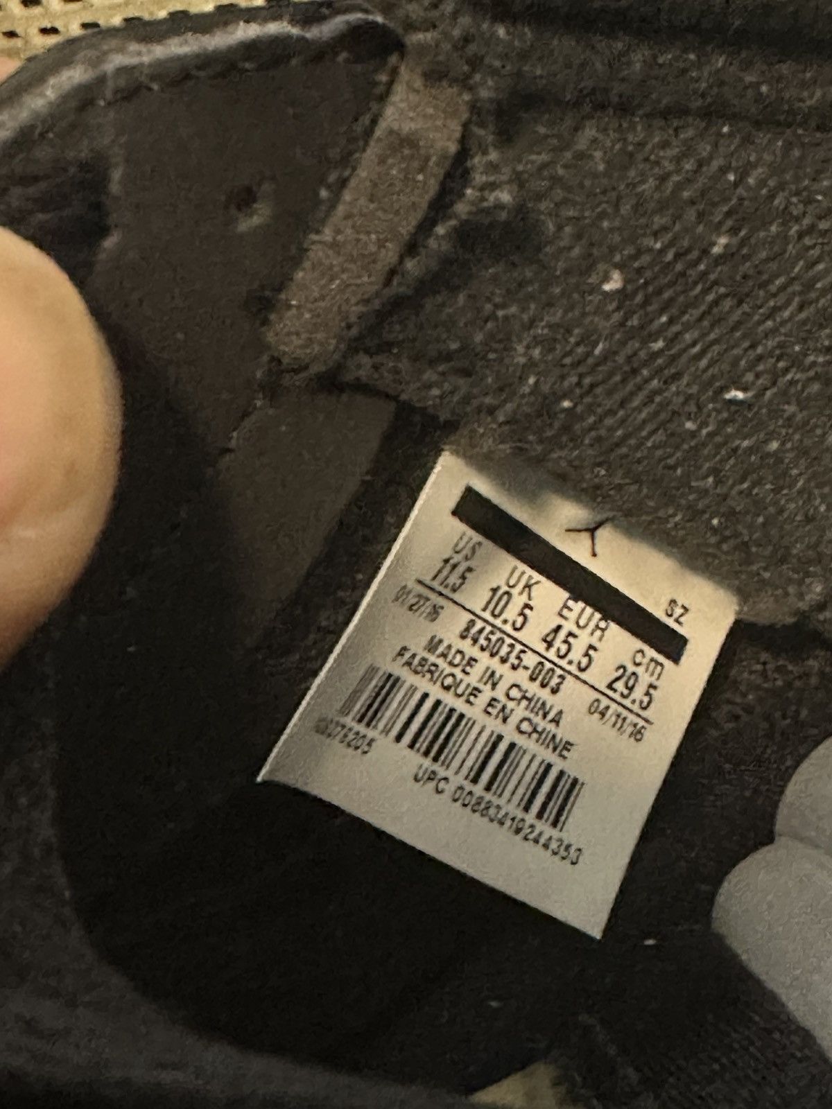 Jordan Brand Metallic 5s (2016) Size US 11.5 / EU 44-45 - 6 Thumbnail