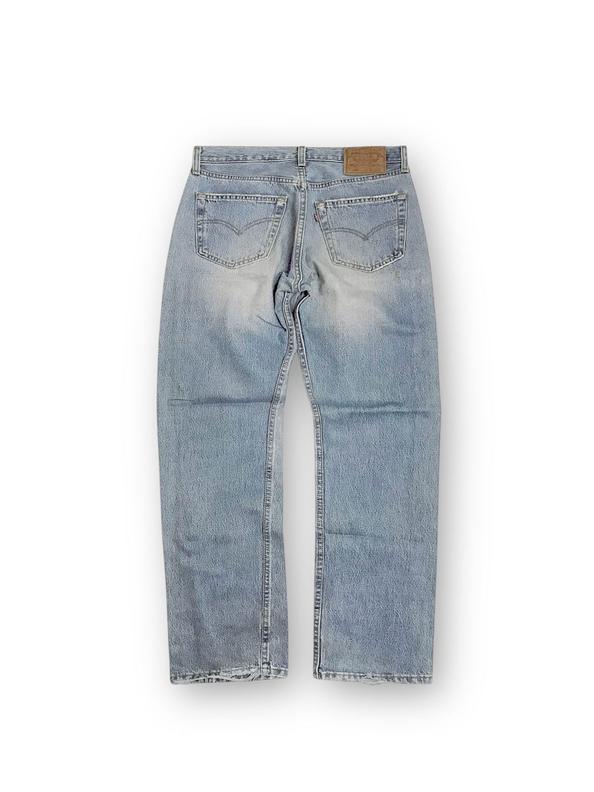 Levi's 98’ Levi’s 501 Made In USA Distressed Denim Pants Size US 30 / EU 46 - 1 Thumbnail