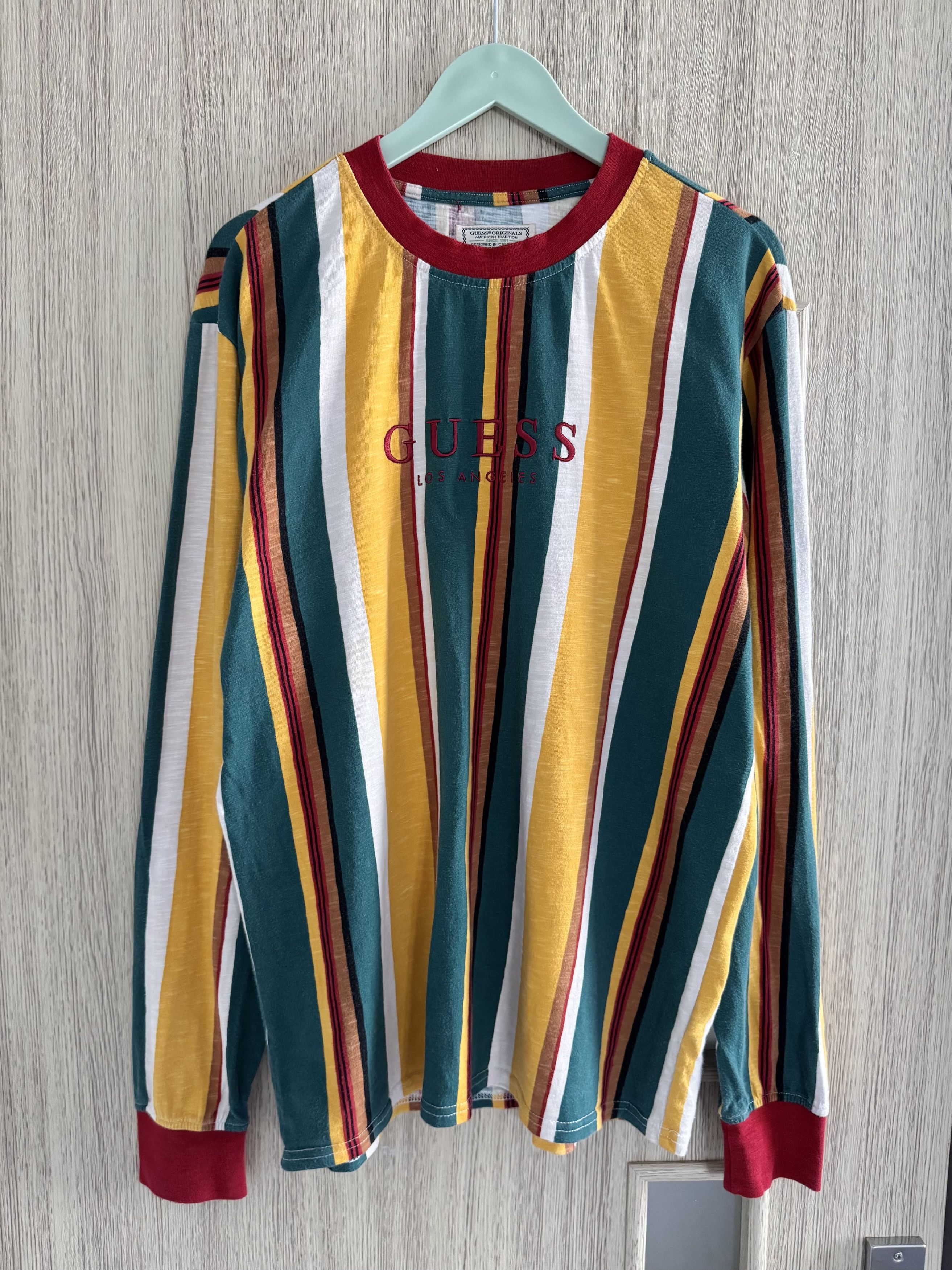 Guess Vintage Guess Striped Long Sleeve T-Shirt A$AP Rocky Size US M / EU 48-50 / 2 - 1 Thumbnail