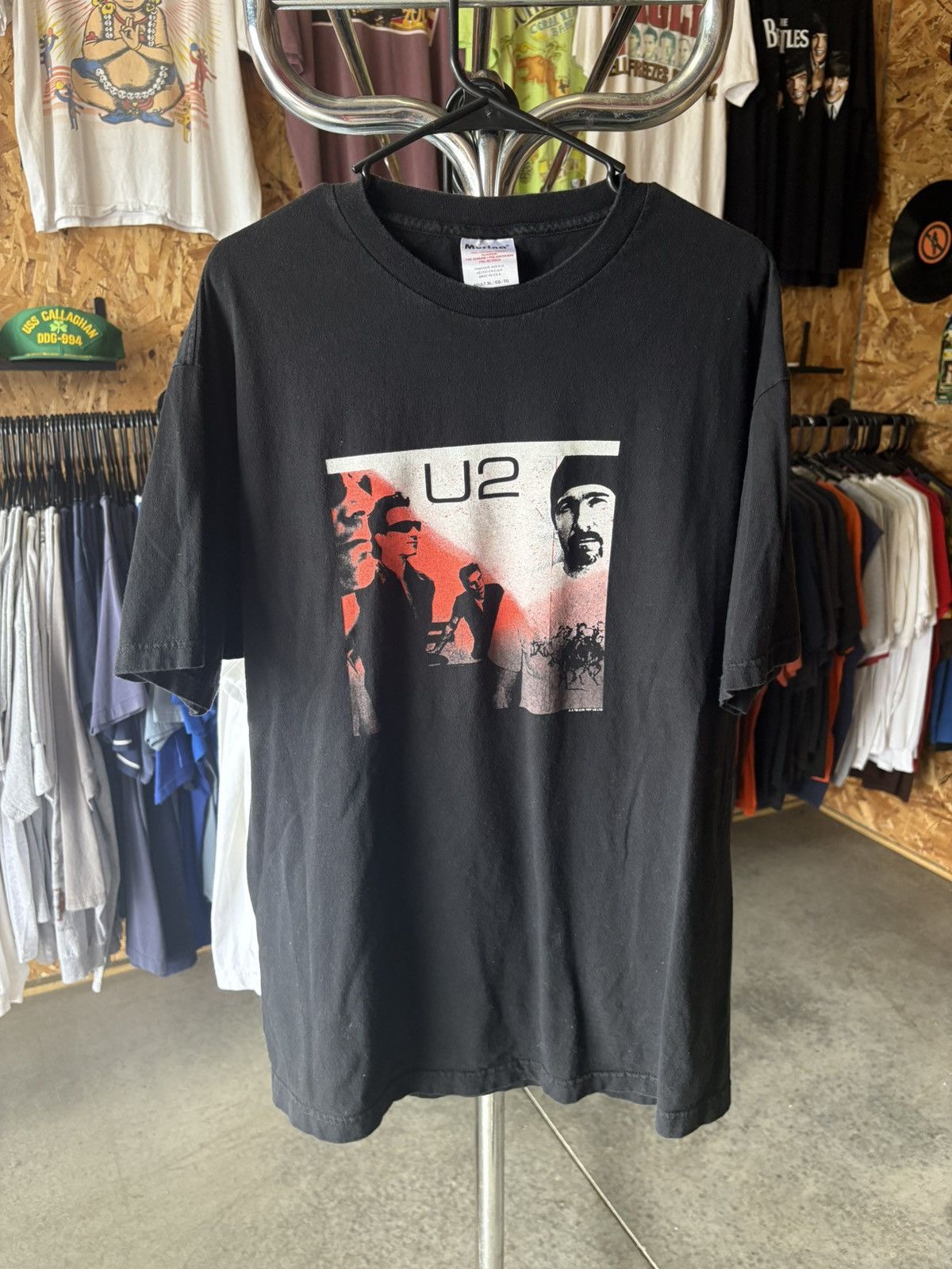 Band Tees 2001 U2 Tour T-shirt Size US XXL / EU 58 / 5 - 1 Thumbnail