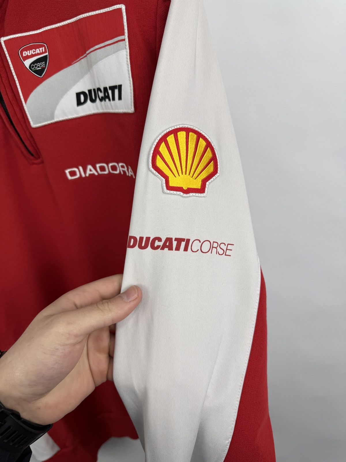 Ducati 🇮🇹 Ducati Corse Diadora Bridgestone Shell Long Sleeve 2015 Size US L / EU 52-54 / 3 - 7 Thumbnail