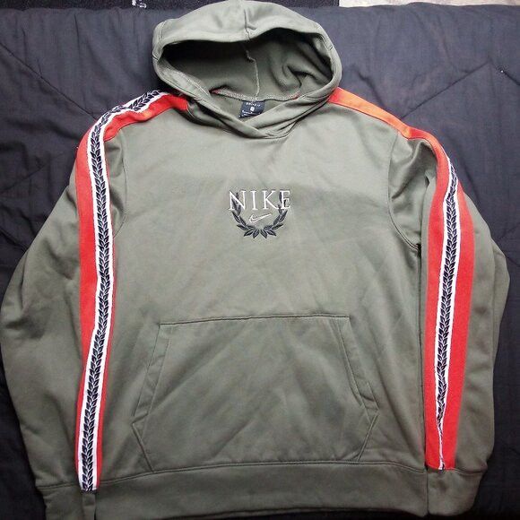 Nike × Vintage Vintage Y2K Nike Dri-Fit Hoodie Sweatshirt Size US M / EU 48-50 / 2 - 2 Thumbnail