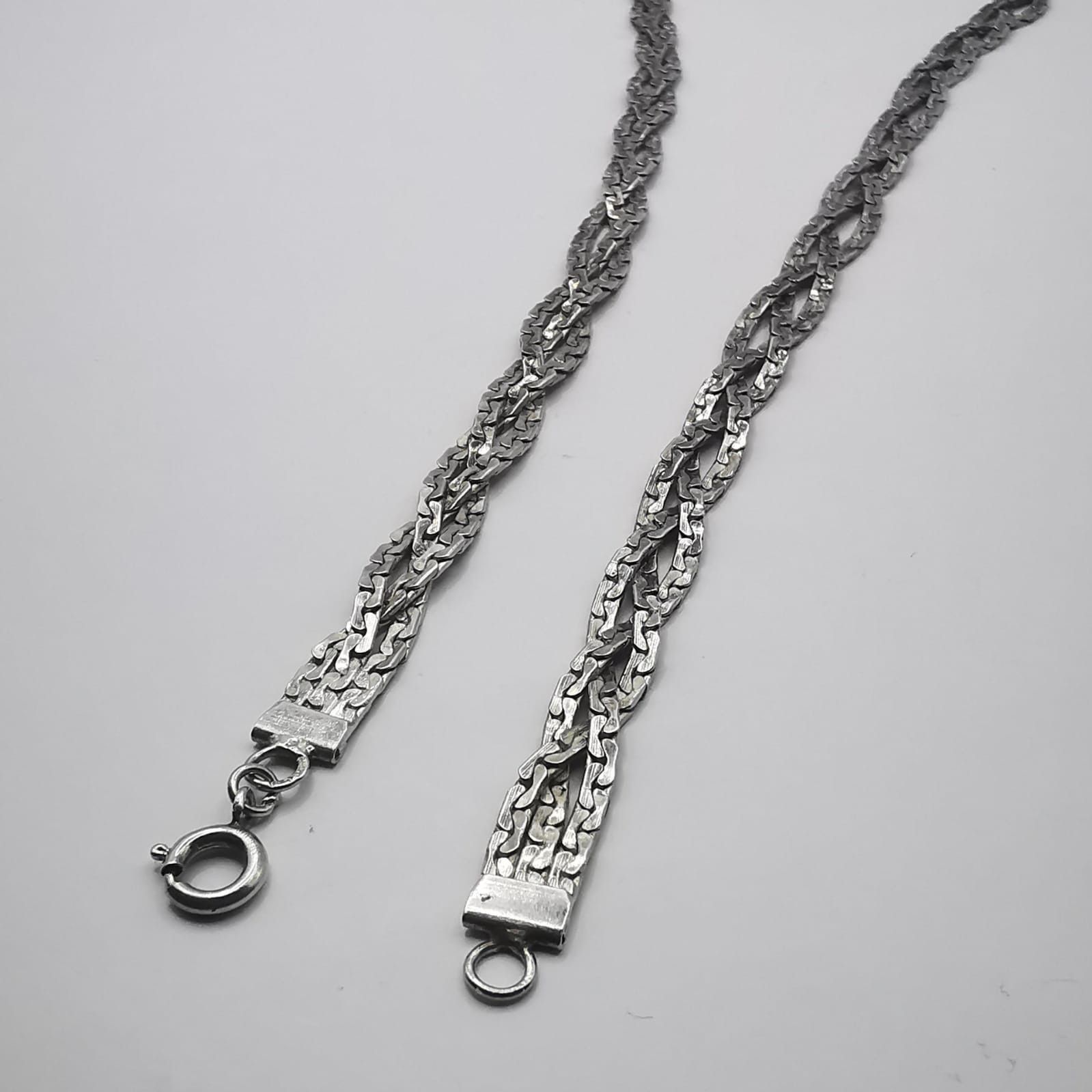 Sterling Silver Vintage Women's Chain 925 Sterling Silver, Signature, 29,31g Size ONE SIZE - 5 Thumbnail