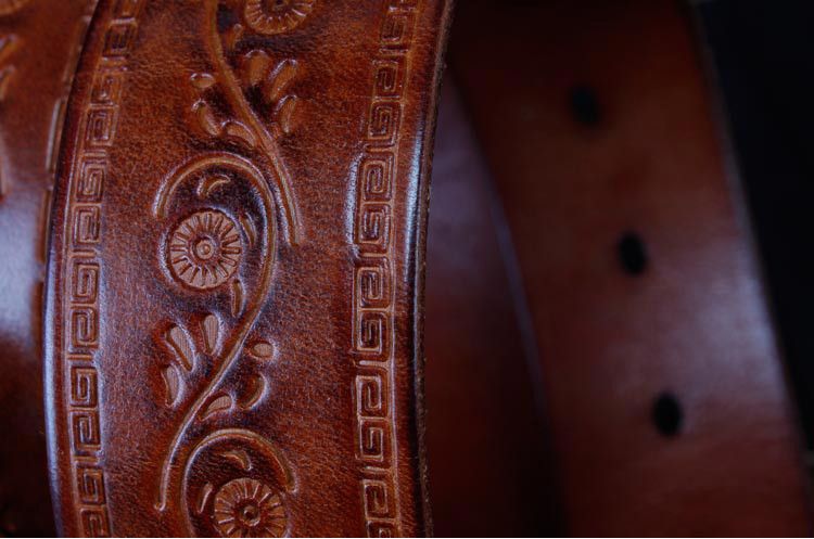 Japanese Brand Retro flower cowboy belt Size ONE SIZE - 2 Thumbnail