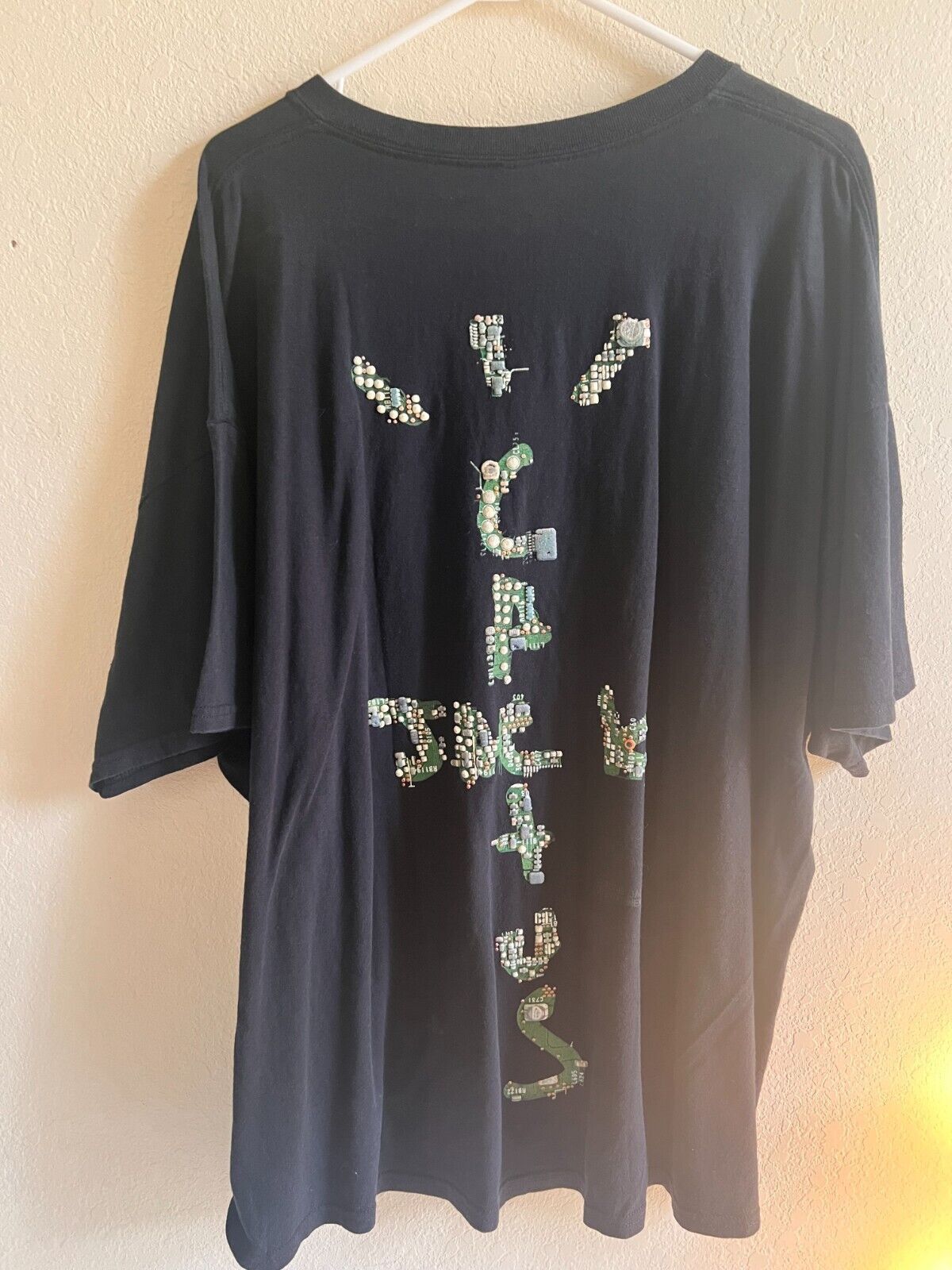 Travis Scott Travis Scott Motherboard Logo Youth T-Shirt Black Size US XL / EU 56 / 4 - 8 Thumbnail