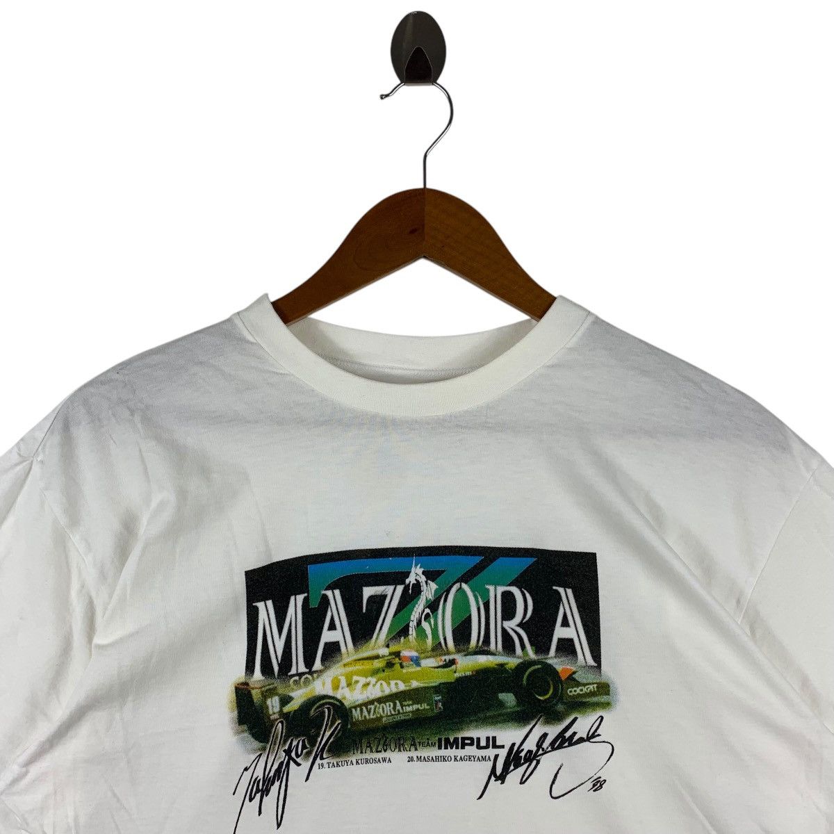 Other Vintage MAZORA F-1 racing tee Size US M / EU 48-50 / 2 - 2 Thumbnail