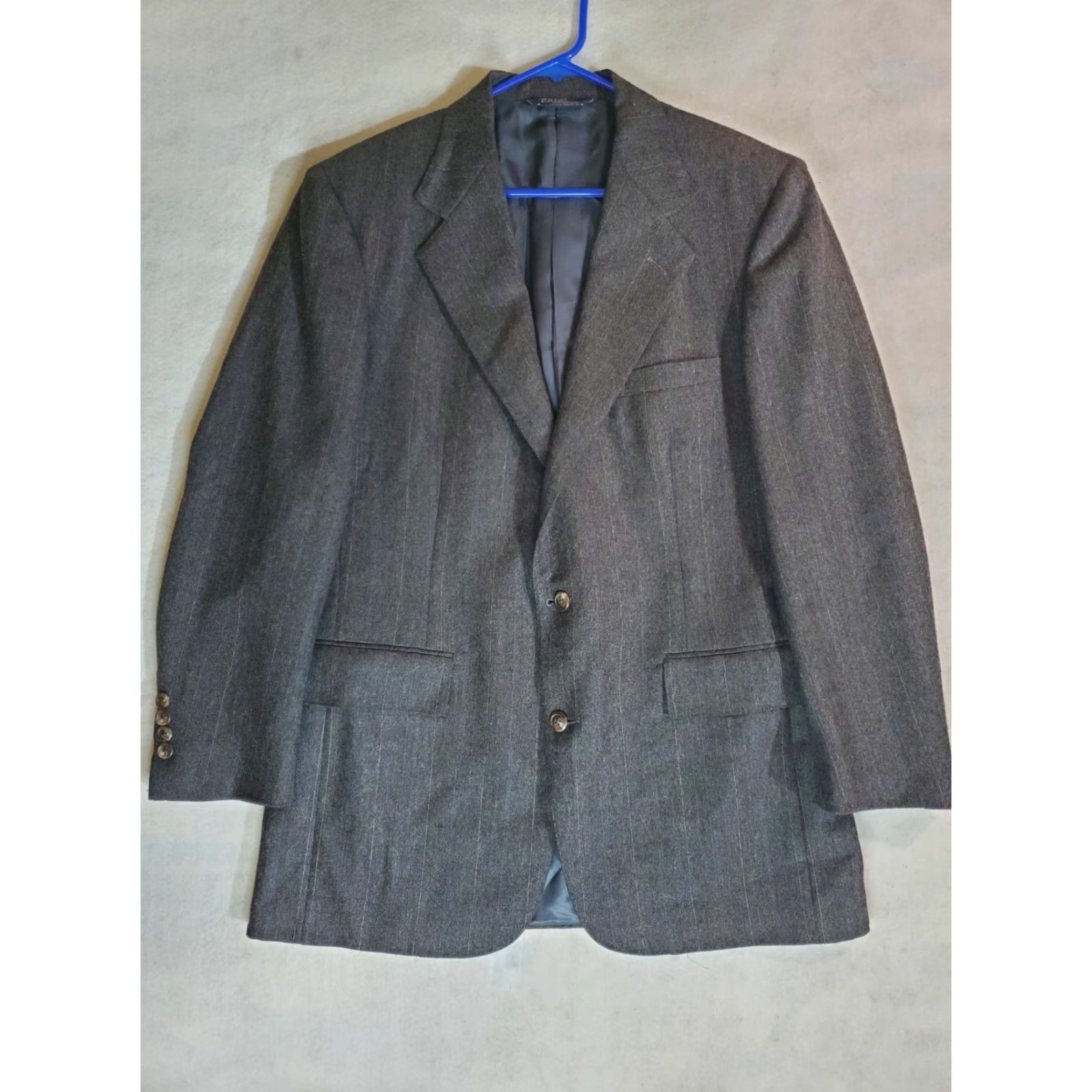 Polo Ralph Lauren VINTAGE Polo Ralph Lauren Blazer Jacket Mens Wool 2-Button Notch Lapel 41R Navy c75cs? Size US L / EU 52-54 / 3 - 2 Thumbnail