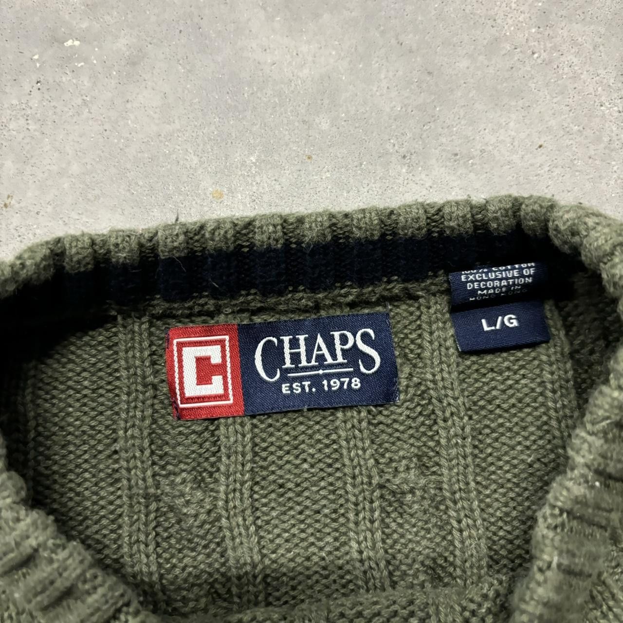 Japanese Brand × Vintage Crazy Vintage Y2K/2000s Grunge Olive Green Earth Tone Essential Sweater! Size US L / EU 52-54 / 3 - 5 Thumbnail