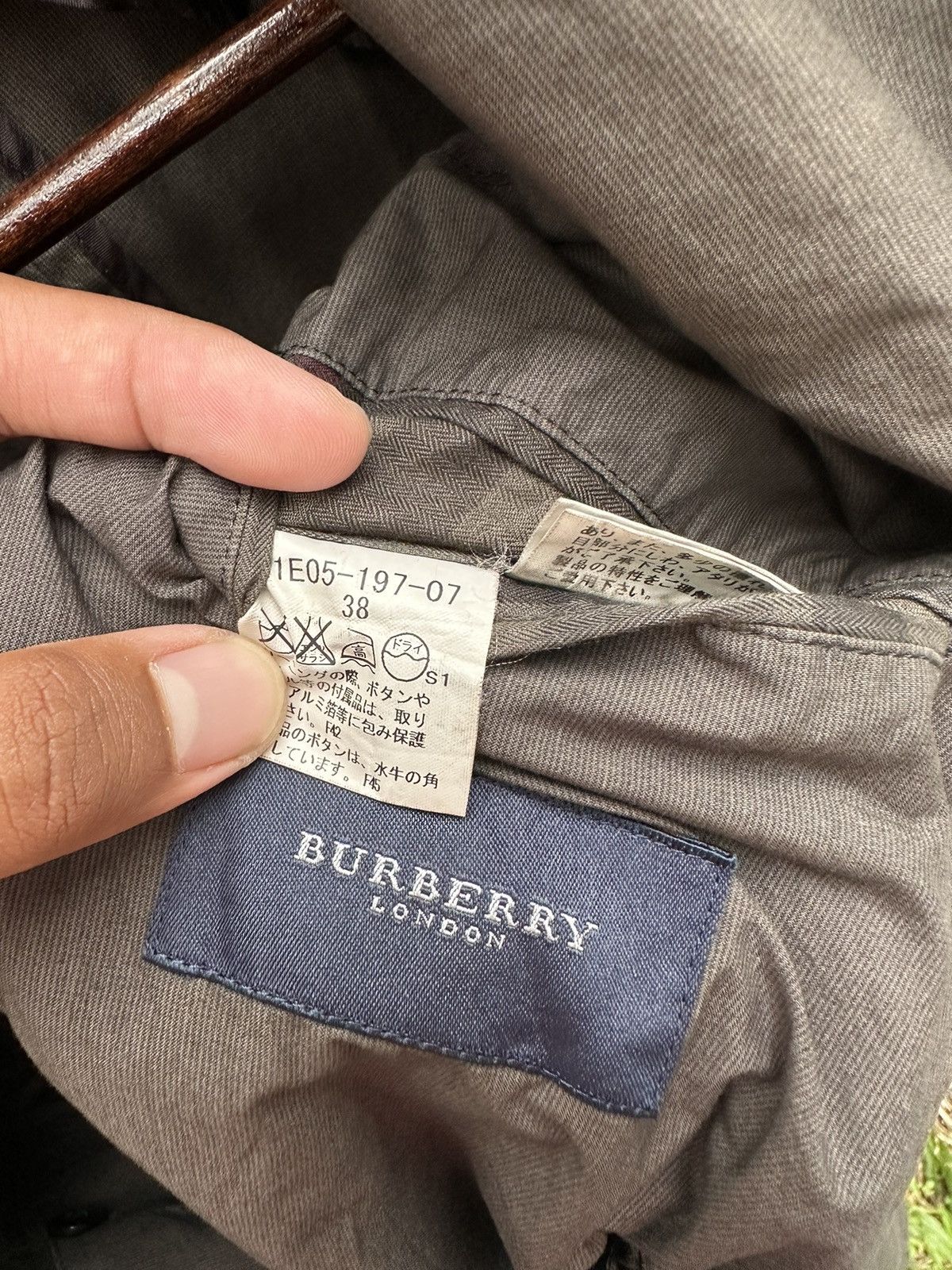 Burberry 👹Burberry Black Label Faded Blazer Jacket Size US M / EU 48-50 / 2 - 8 Thumbnail