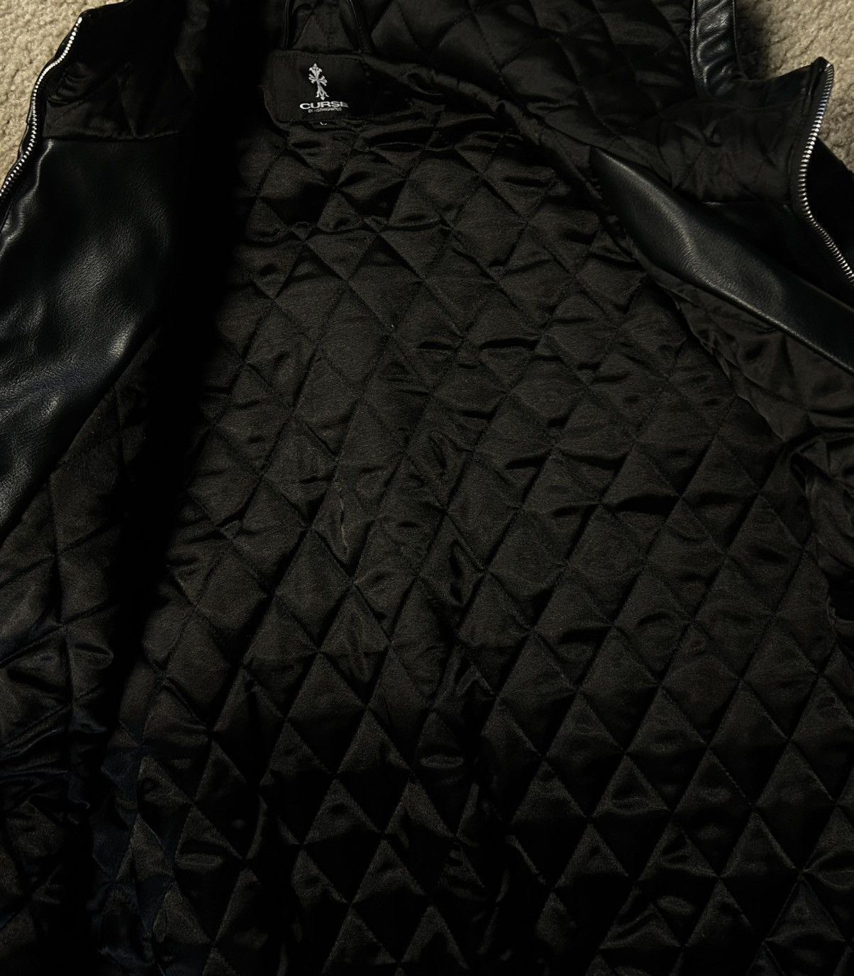Playboi Carti Curse Leather Jacket Size US L / EU 52-54 / 3 - 4 Thumbnail