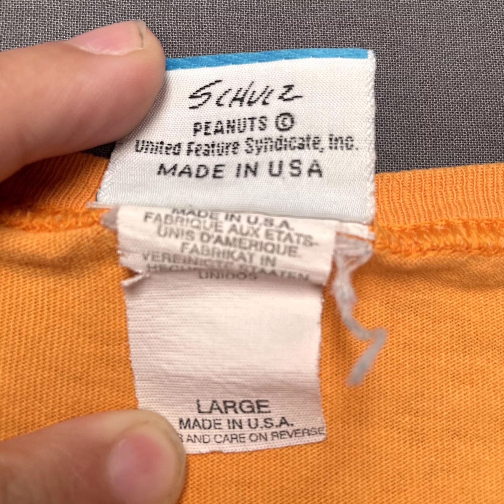 Vintage VINTAGE Knott's Camp Snoopy Shirt Mens L Orange California Beach Snoopy Graphic 90s Size US L / EU 52-54 / 3 - 4 Thumbnail