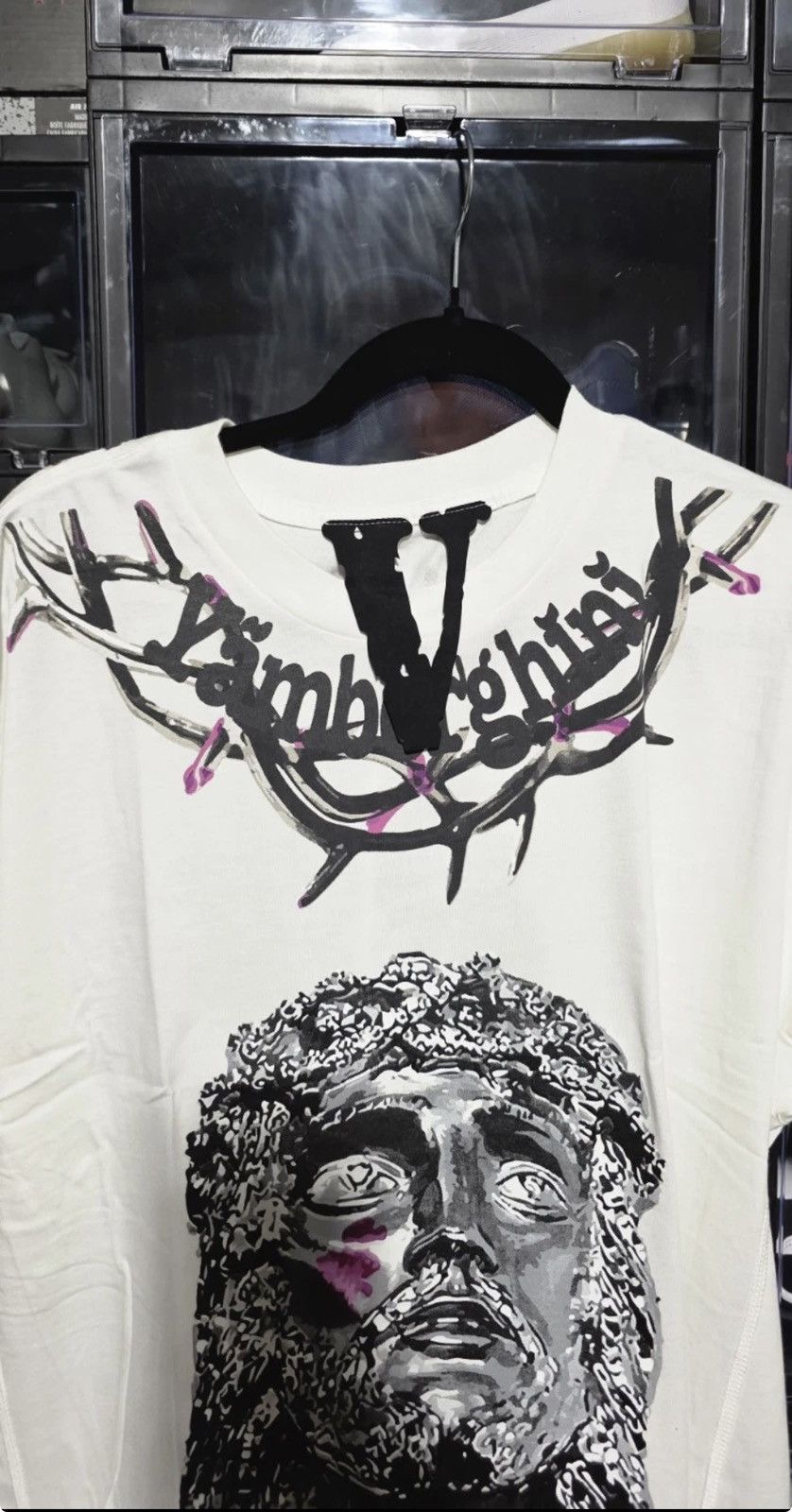 Vlone Vlone x Yams Day Jesus Piece T-Shirt White XLarge Yam. Size US XL / EU 56 / 4 - 2 Thumbnail