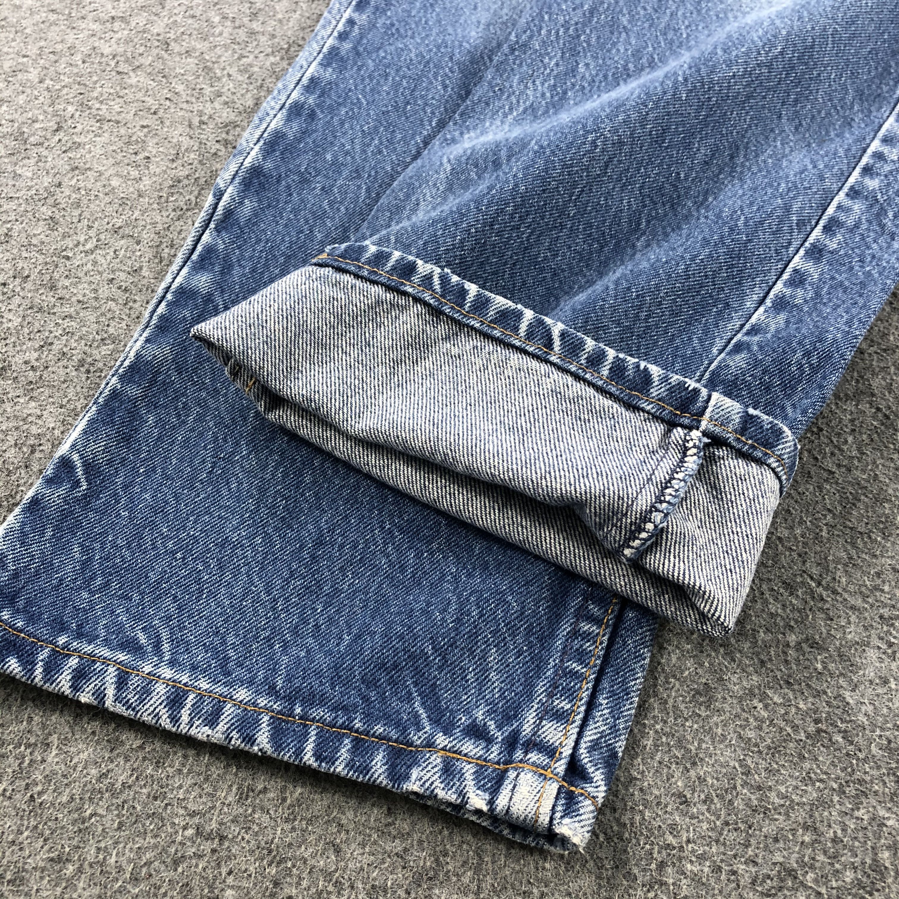 Levi's × Vintage 90s Vintage Blue Wash Levis 505 Orange Tab Jeans-JM1872 Size US 35 - 6 Thumbnail