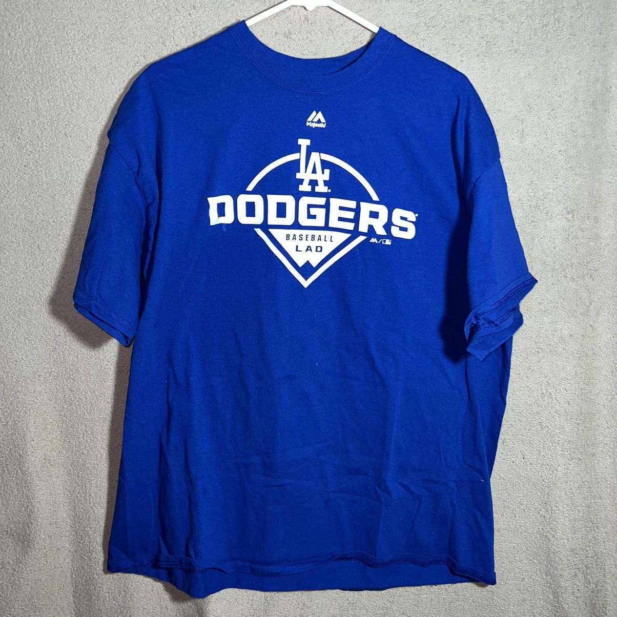 MLB × Majestic Los Ángeles Dodgers Baseball Majestic T Shirt Size XXL Size US XXL / EU 58 / 5 - 1 Thumbnail