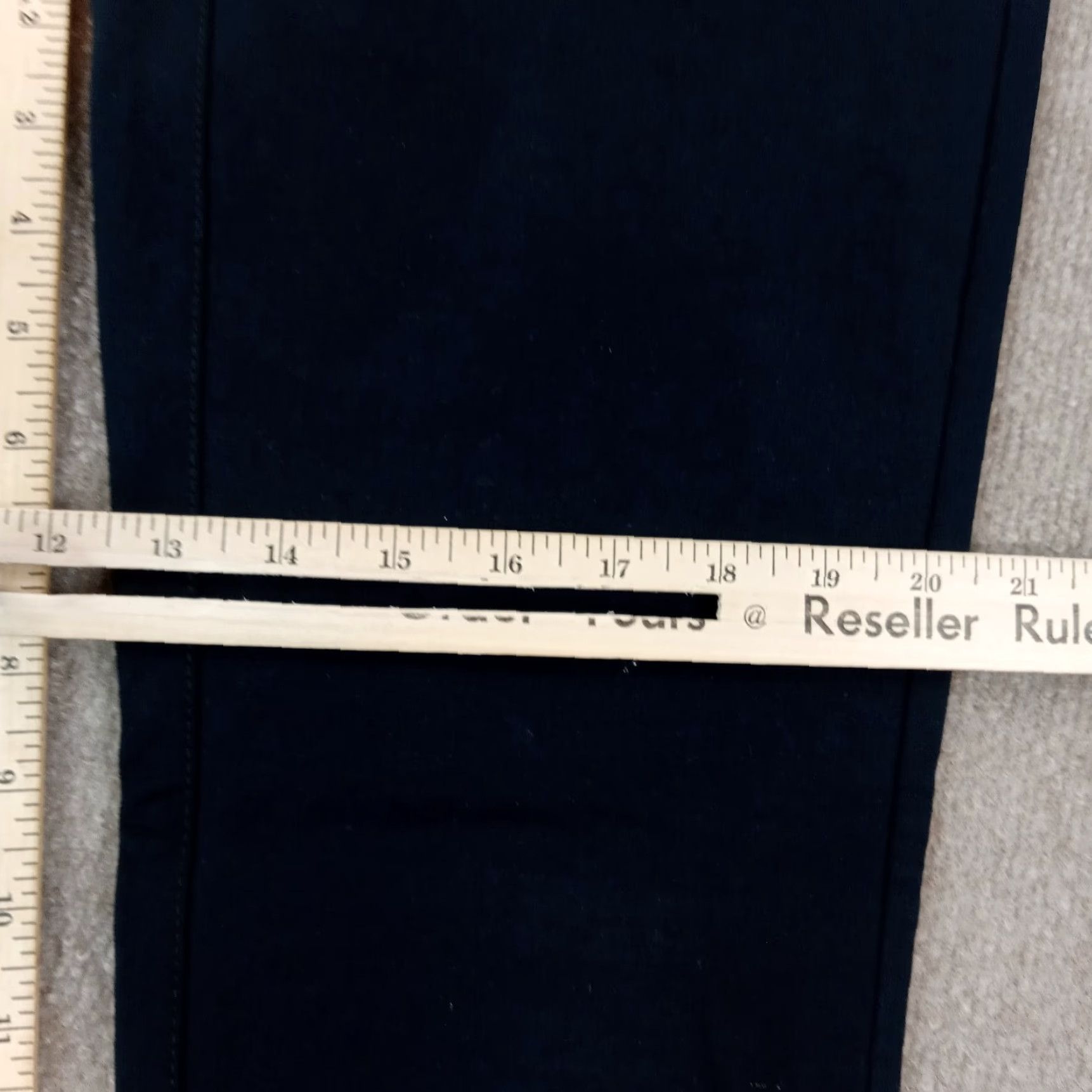 Vintage Lafayette 148 Blue Elastic Waist Stretch Ankle Pants Womens Small Size 28" / US 6 / IT 42 - 4 Thumbnail