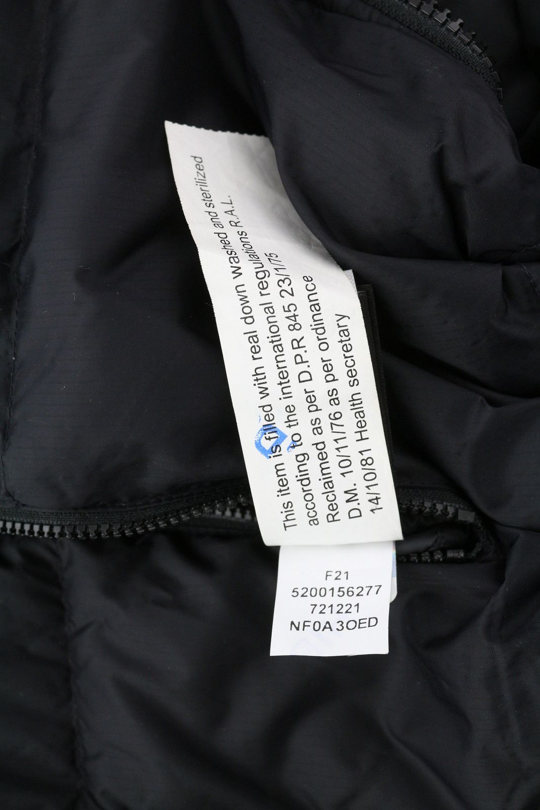 The North Face S Black 550 Down Insulated High Neck Full Zip Puffer 83720 Size US S / EU 44-46 / 1 - 11 Thumbnail