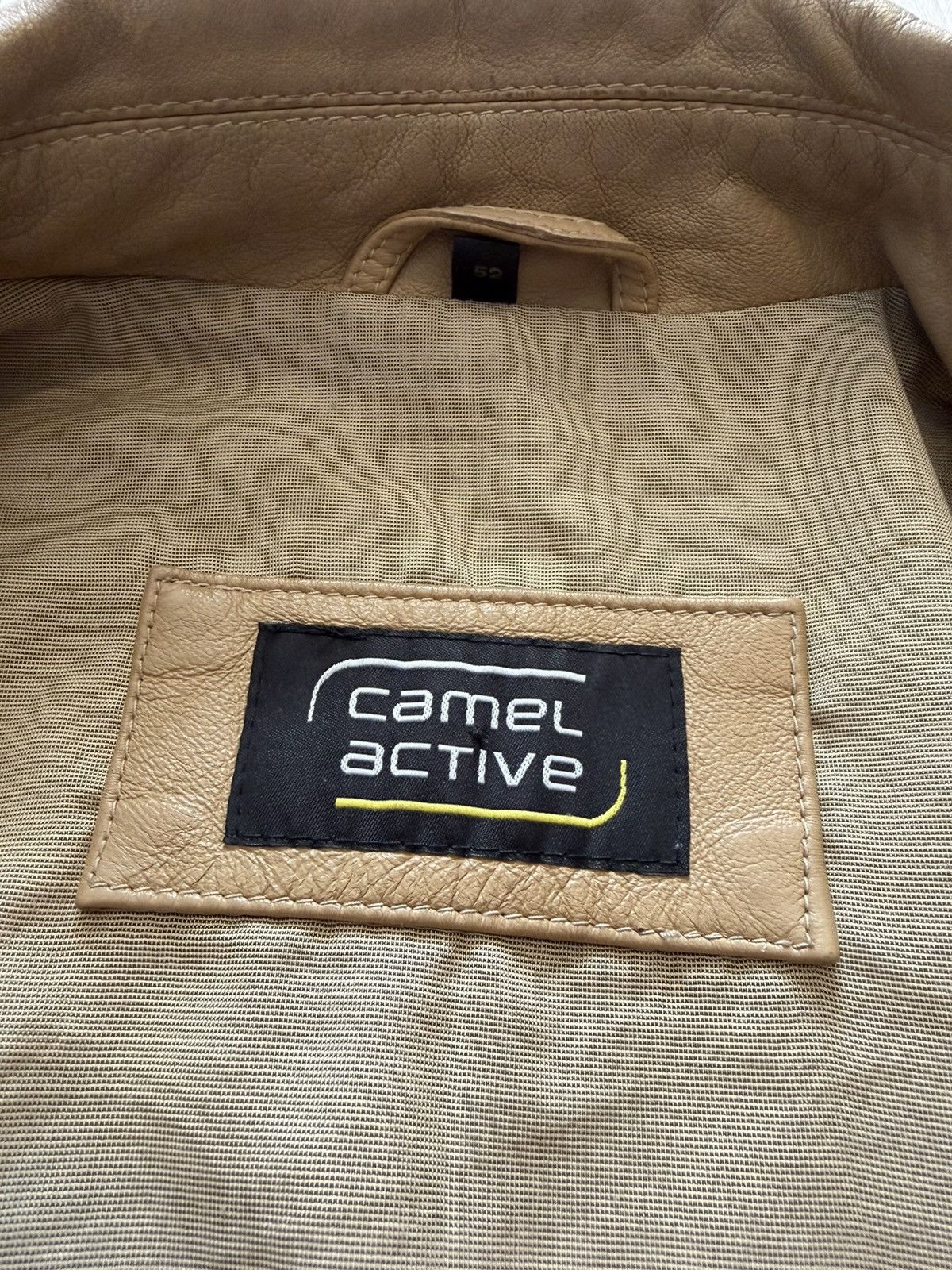 camel active Vintage Camel Active Leather Jacket Sz 52 Size US L / EU 52-54 / 3 - 15 Thumbnail