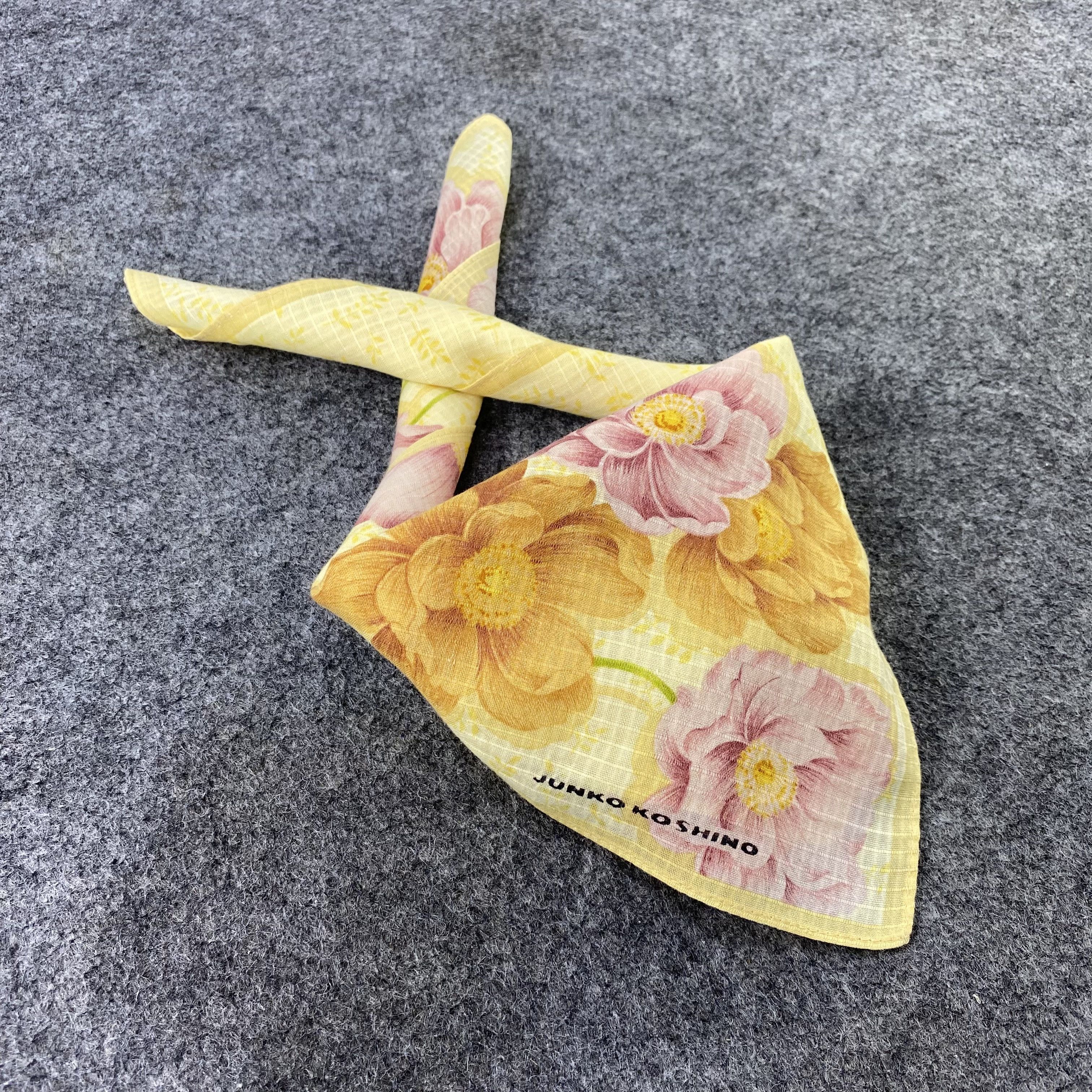 Japanese Brand Junko Koshino Handkerchief / Bandana / Neckerchief-b732 Size ONE SIZE - 1 Thumbnail