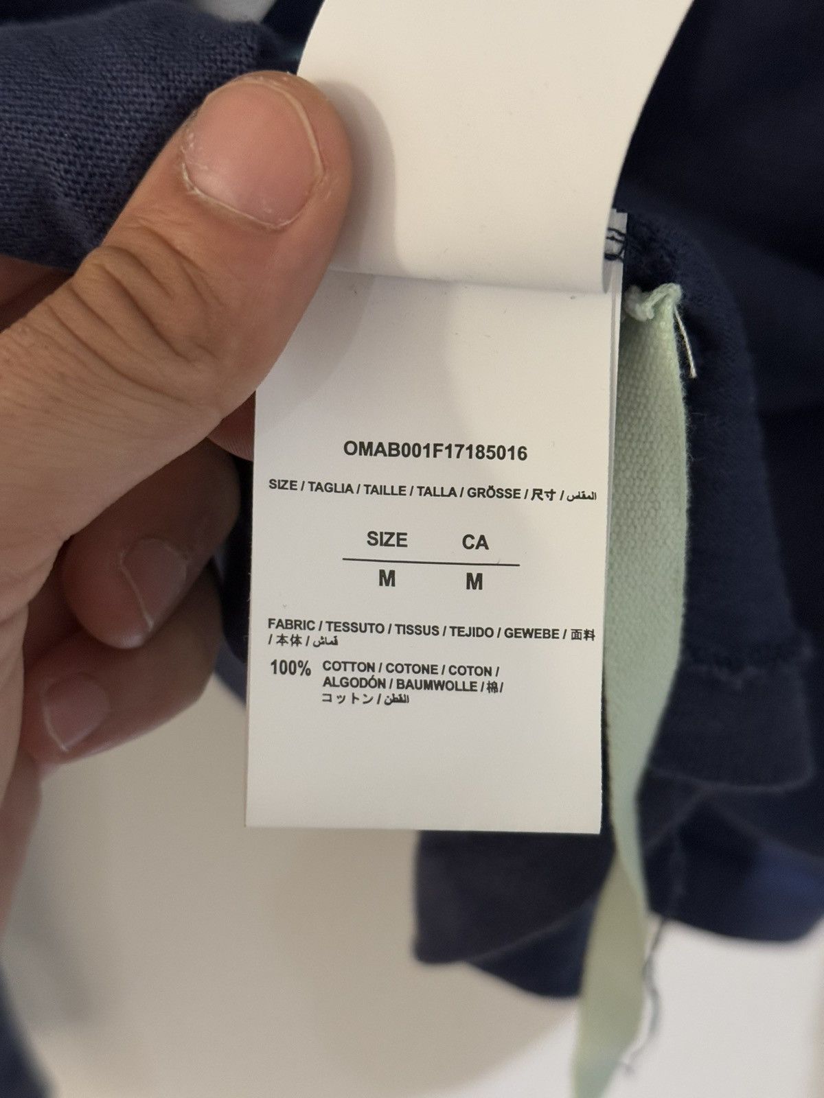 Off-White OFF WHITE CARAVAGGIO SS18 Size US M / EU 48-50 / 2 - 7 Thumbnail