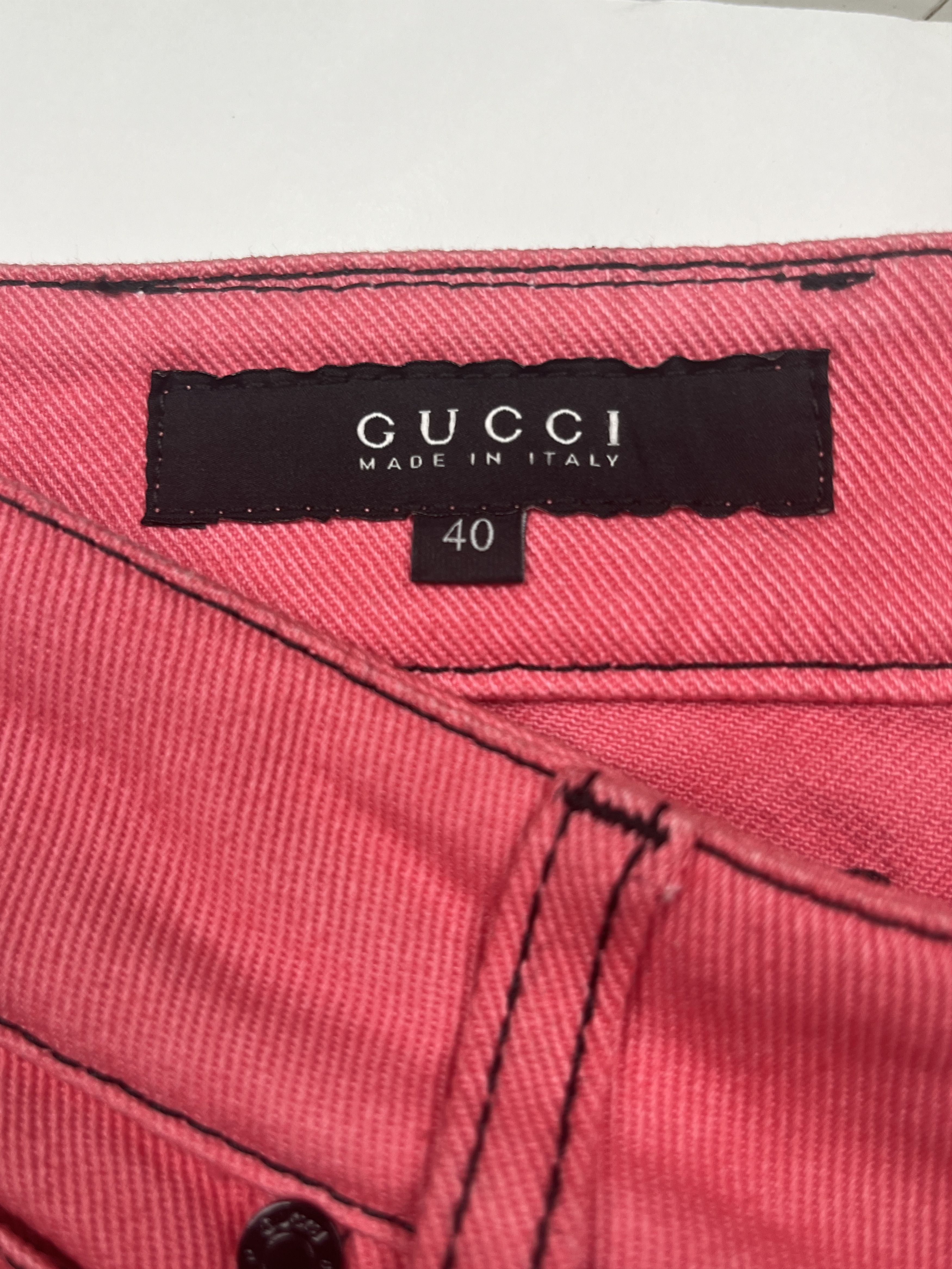 Gucci Gucci Pink Jeans With Ankle Strap Size 27" / US 4 / IT 40 - 5 Thumbnail
