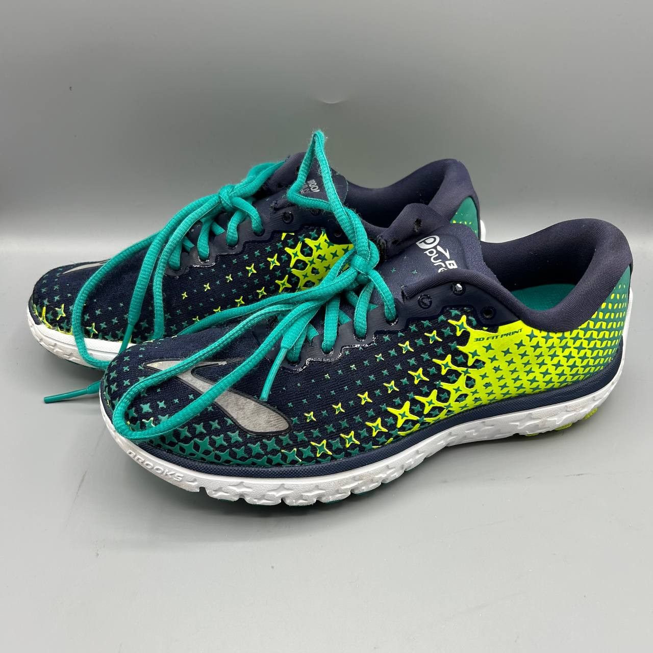 Brooks Brooks PureFlow 5 Women Running Shoes Blue Green Size 7.5 Size US 7.5 / IT 37.5 - 3 Thumbnail