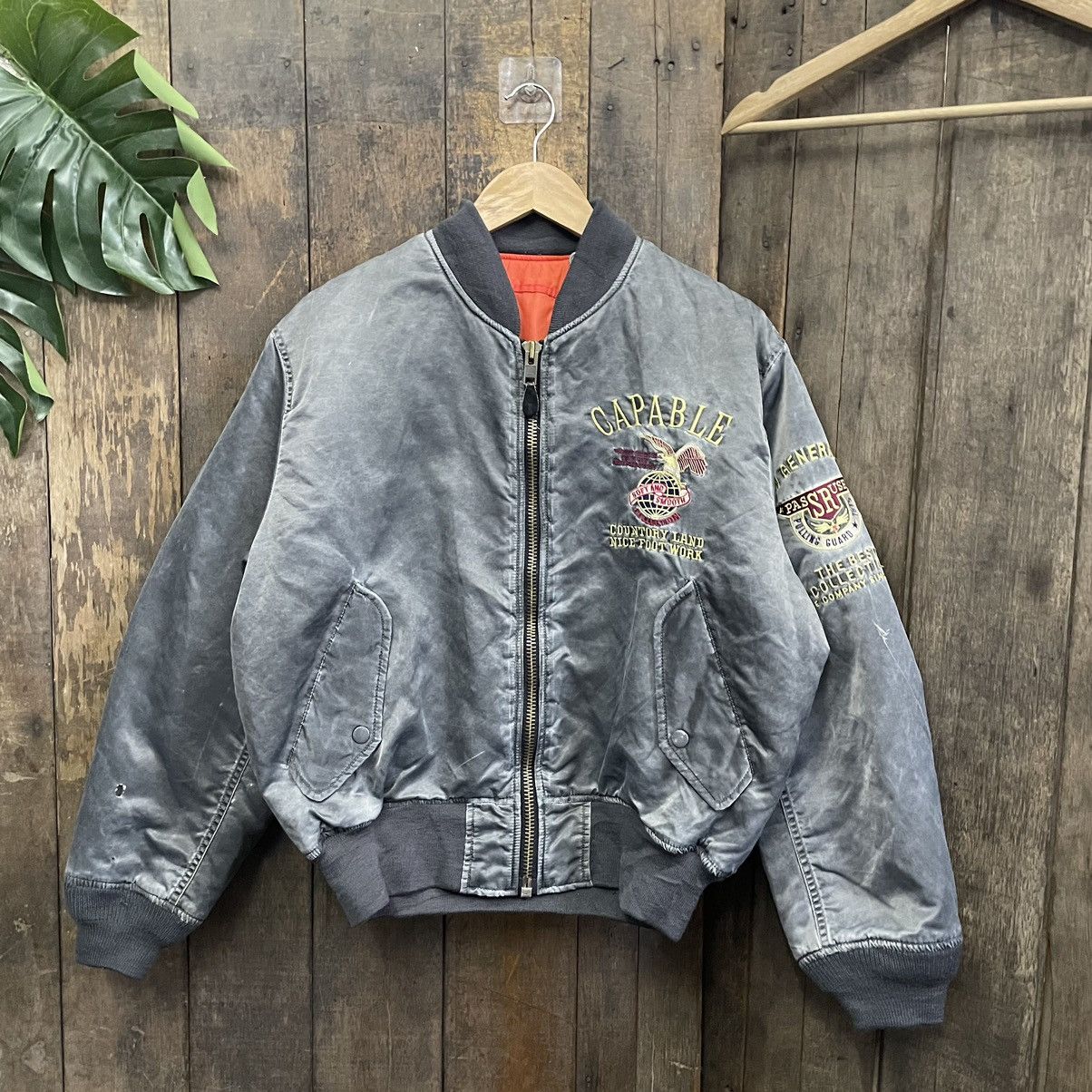 Vintage Vintage Bomber Jacket Size US L / EU 52-54 / 3 - 1 Thumbnail