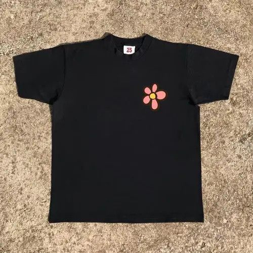 Japanese Brand × Vintage Black casual retro floral print t-shirt Size US L / EU 52-54 / 3 - 2 Thumbnail