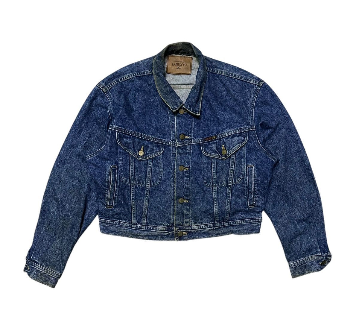 Vintage Vintage 90s Bobson trucker jacket size L Size US L / EU 52-54 / 3 - 1 Thumbnail