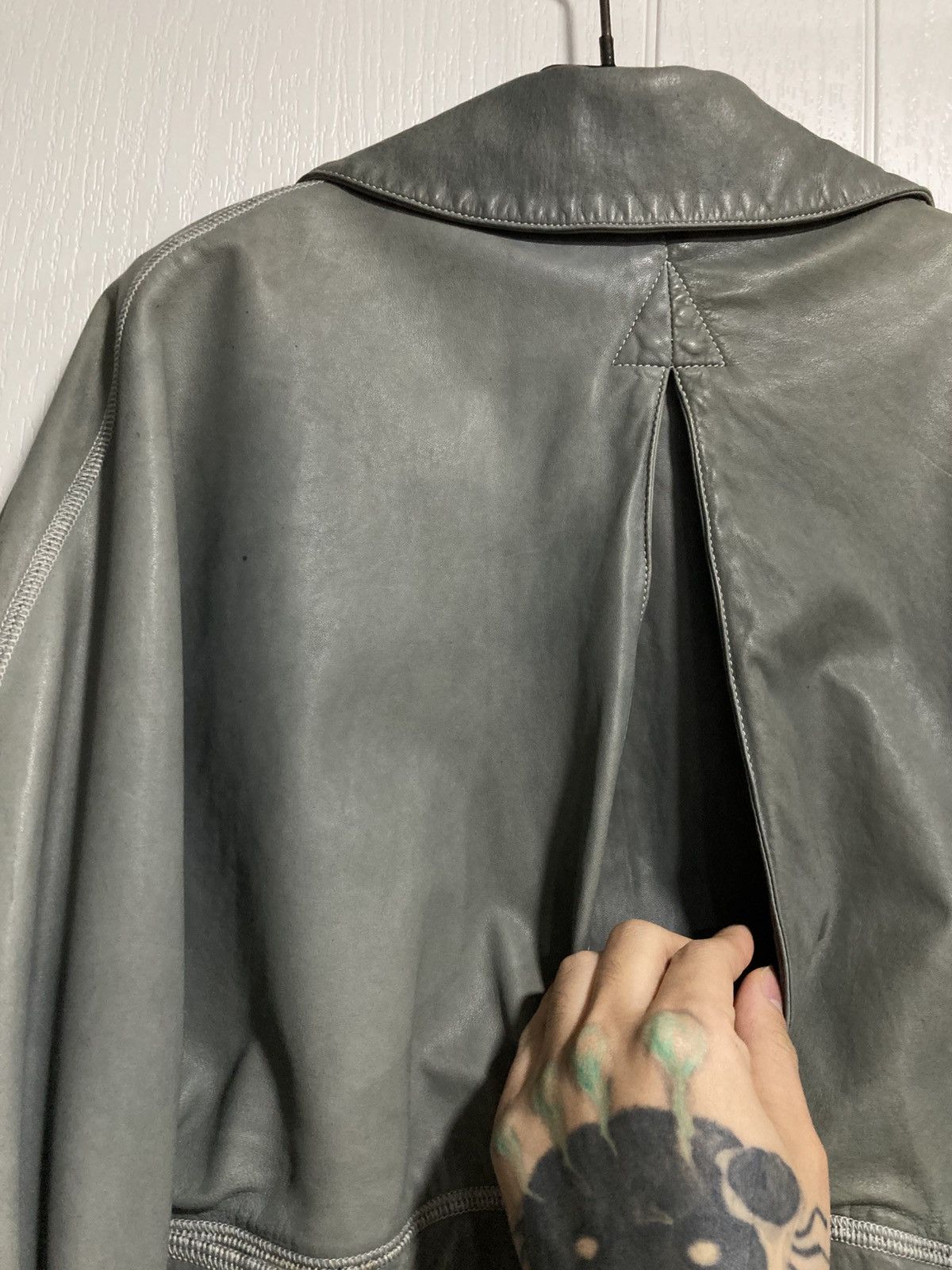 Marni 2000s Marni Gasmask Cropped Leather Jacket Size US S / EU 44-46 / 1 - 9 Thumbnail
