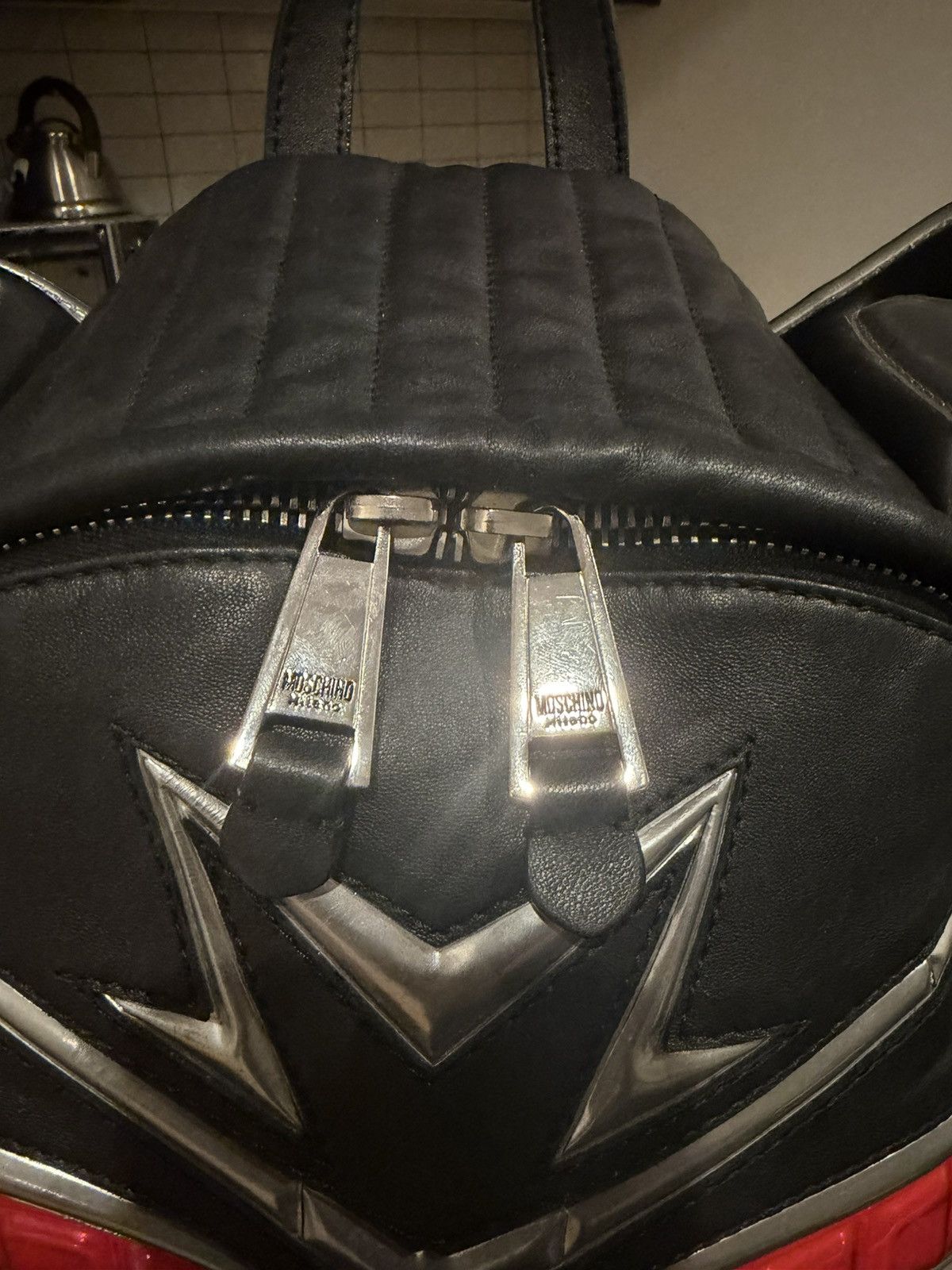 Moschino SS16 Moschino Couture Leather Cadillac Backpack Size ONE SIZE - 6 Thumbnail